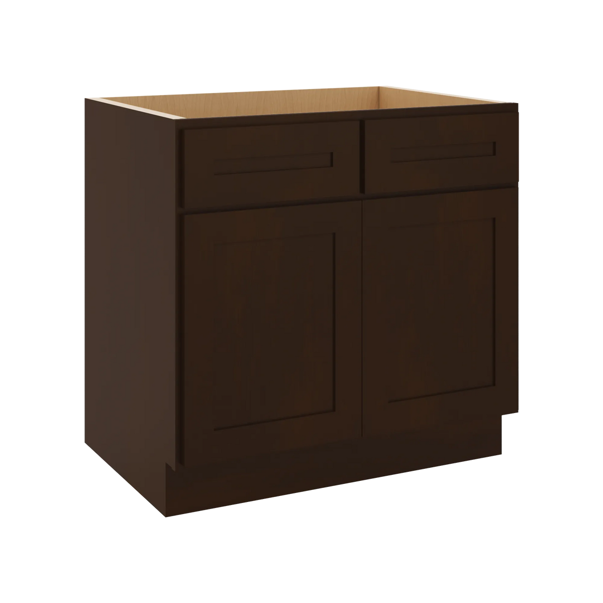 CNC Luxor 5-Piece Espresso 33" W Removable Vanity Base Cabinet