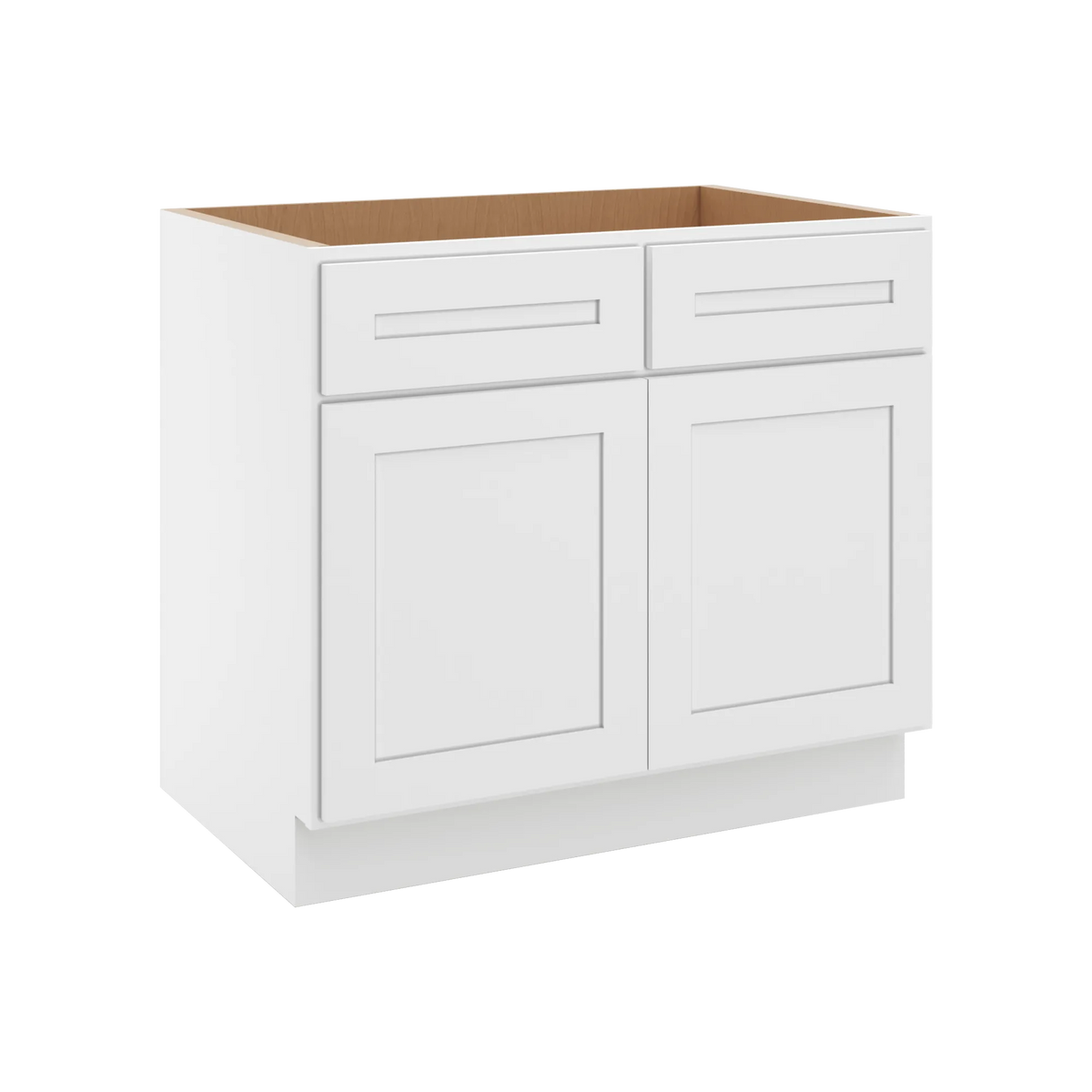 CNC Luxor 5-Piece White 36" W Removable Vanity Base Cabinet