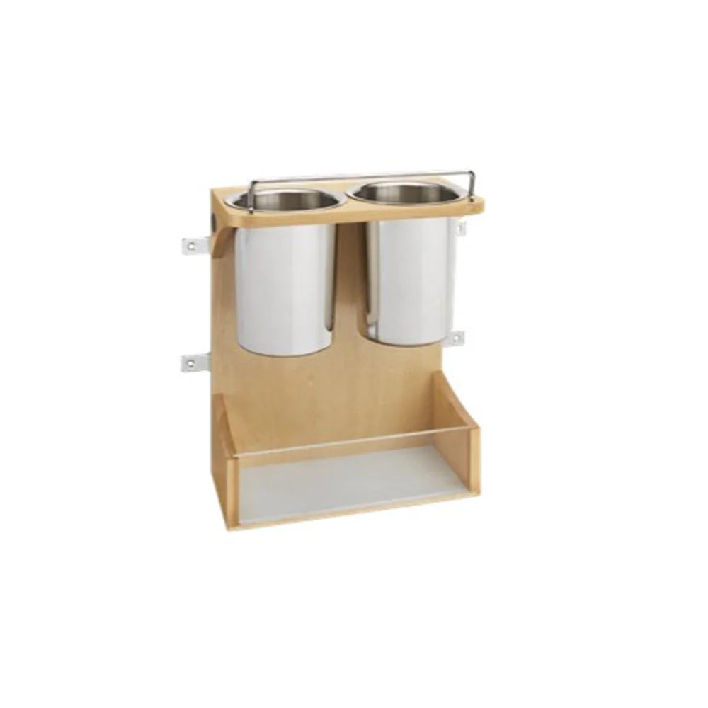 Fabuwood Allure Fusion Timber 30" W Door Mounted Vanity Appliance Storage Rack
