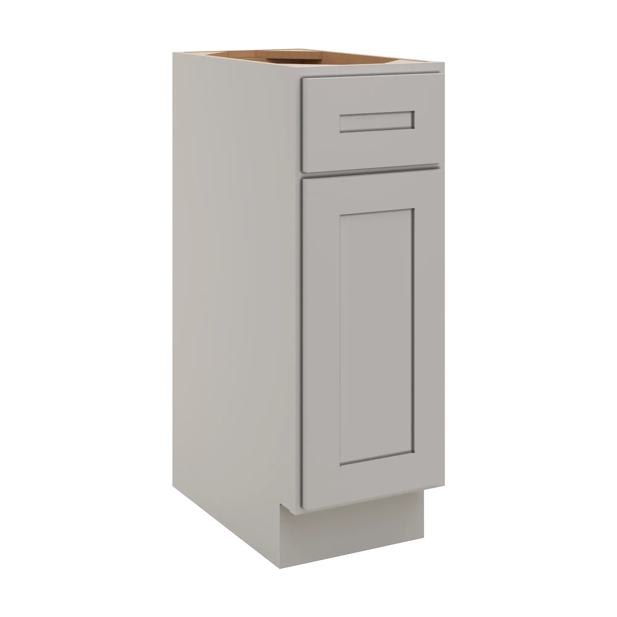cnc luxor 5 piece misty grey 12 w single door vanity base cabinet