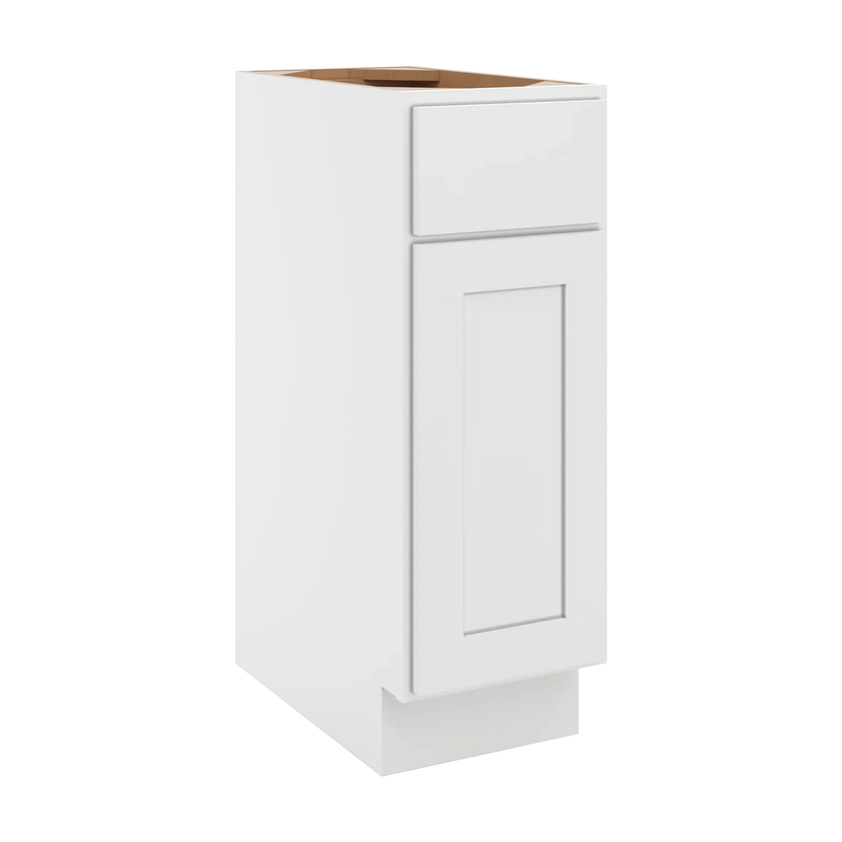 cnc luxor white 12 w single door vanity base cabinet