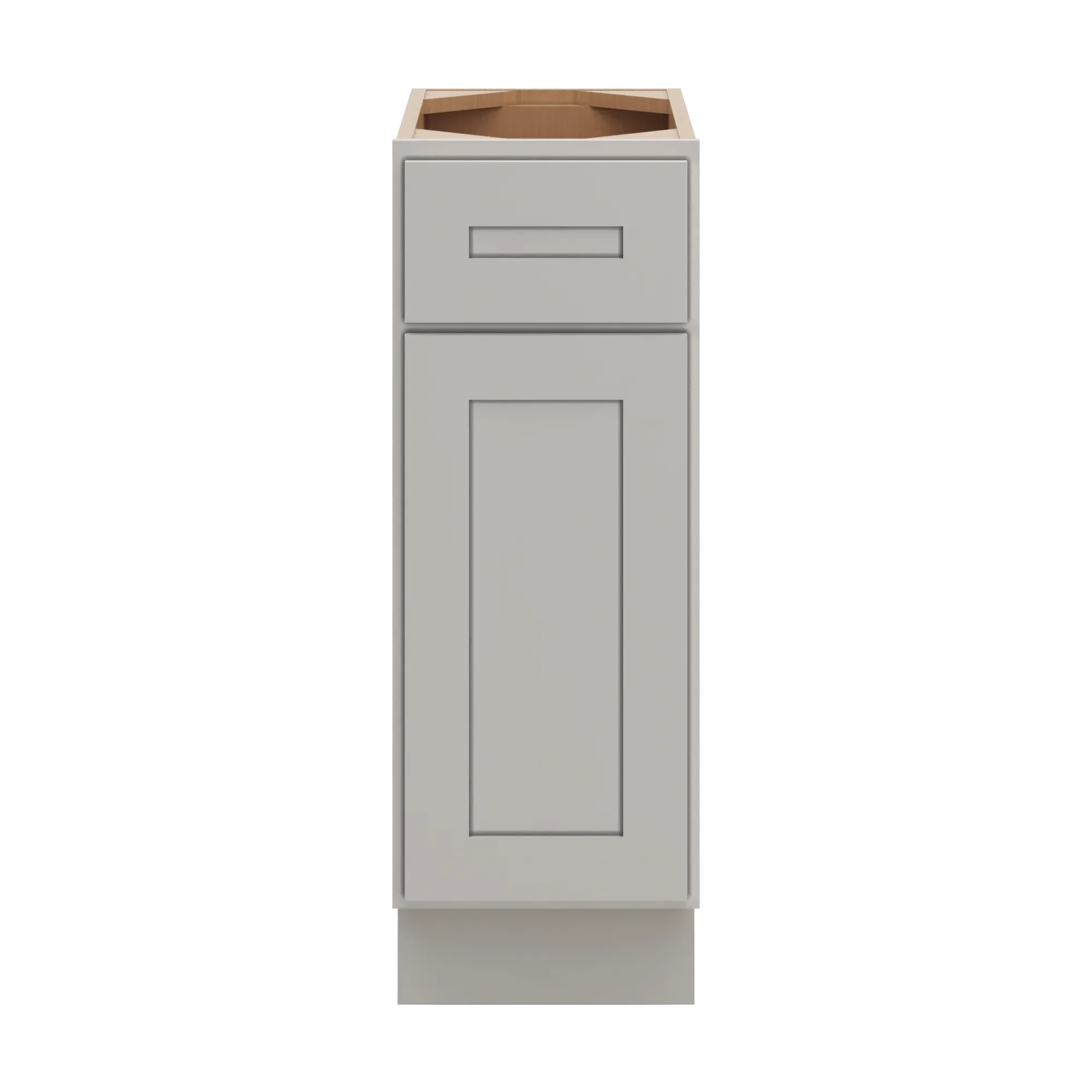 cnc luxor 5 piece misty grey 12 w single door vanity base cabinet