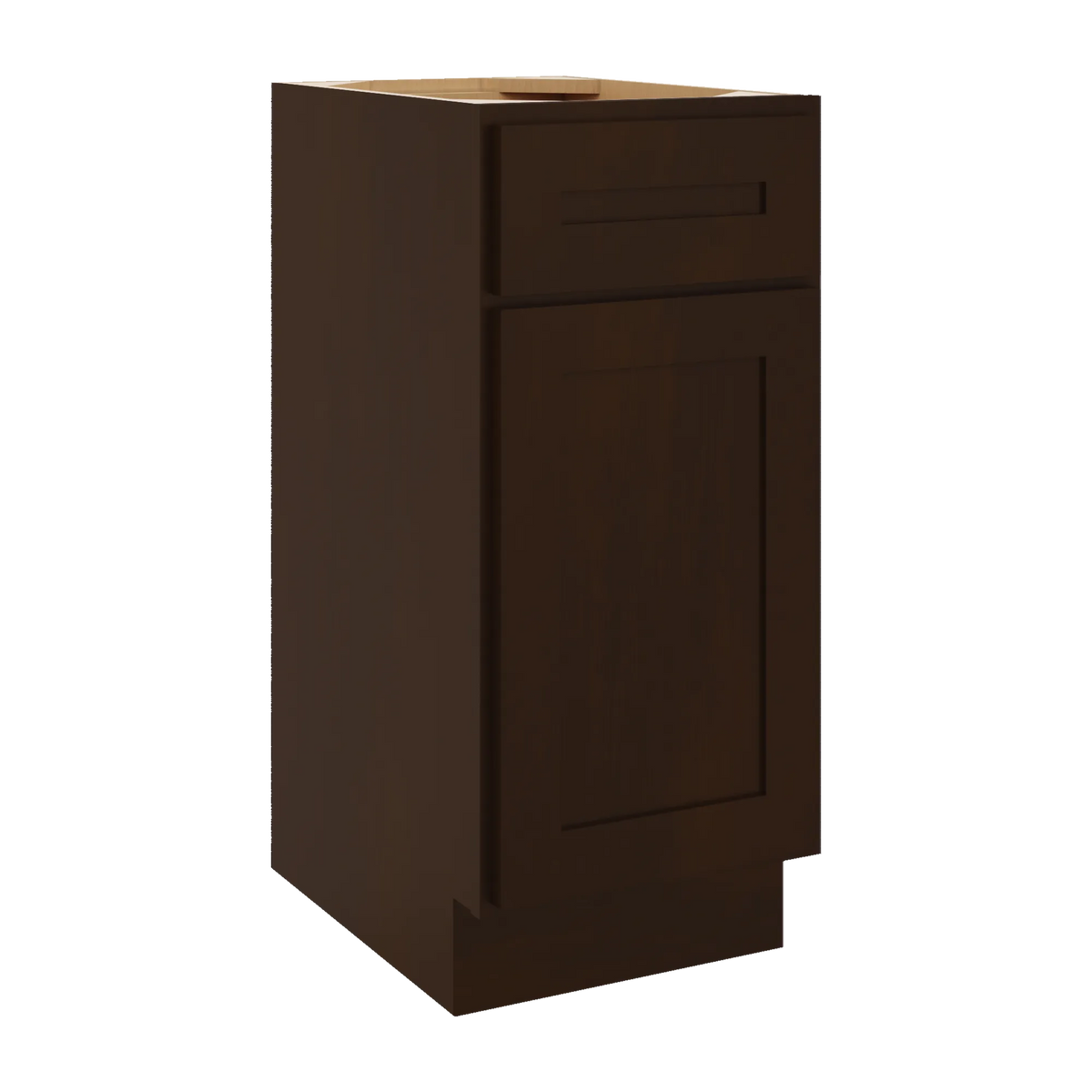 CNC Luxor 5-Piece Espresso 15" W Single Door Vanity Base Cabinet