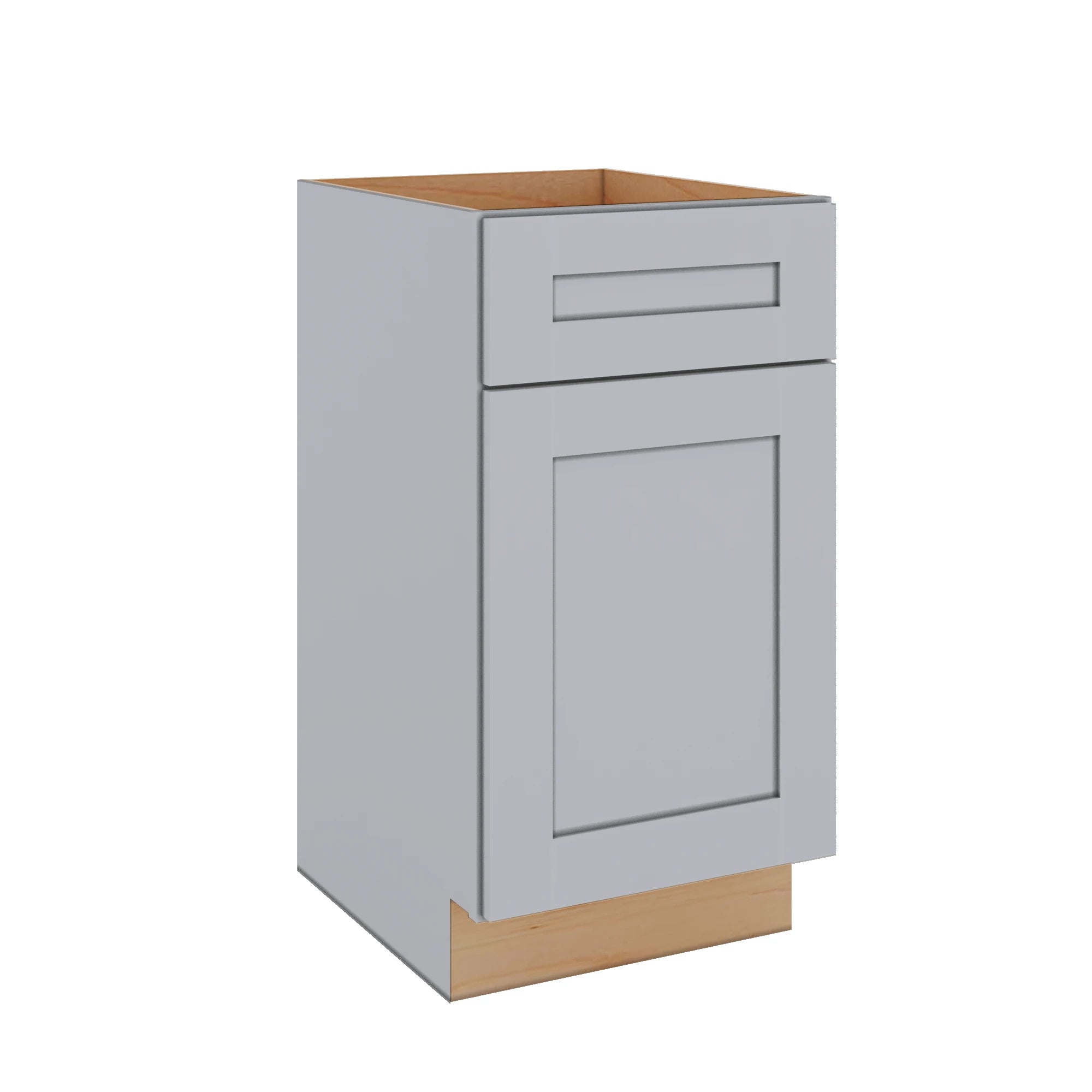 Modernform Cabinet Grey Shaker 18" W X 34 1/2" H X 21" D Base 1 Door/1 Drawer