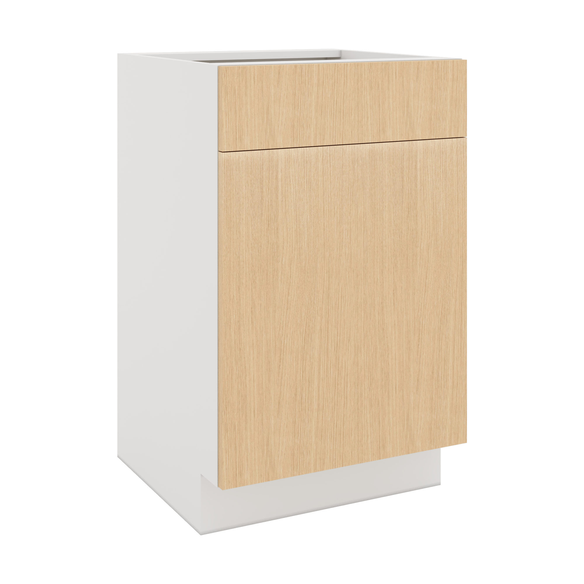Modernform Cabinet Natural Oak 21" W X 34 1/2" H X 21" D Base 1 Door/1 Drawer