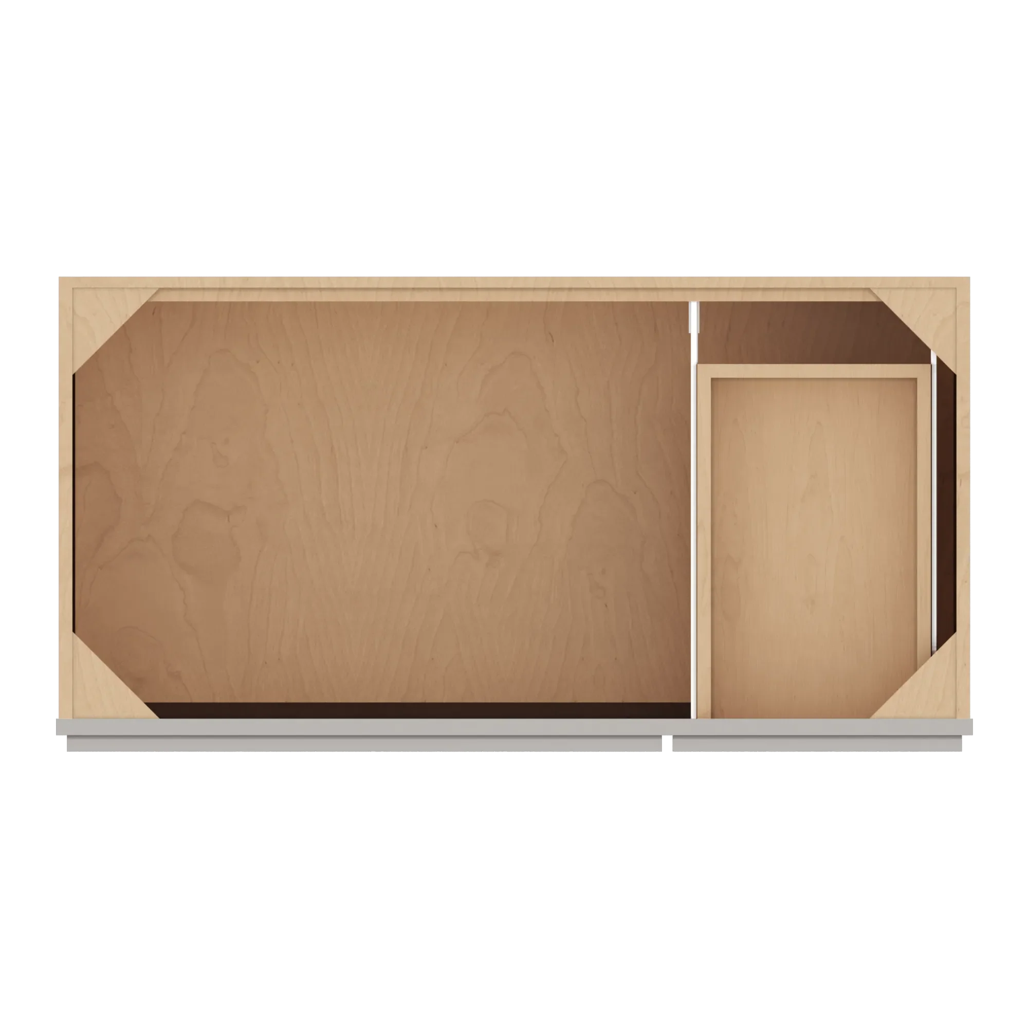 cnc luxor 5 piece misty grey 42 w 3 door vanity base cabinet