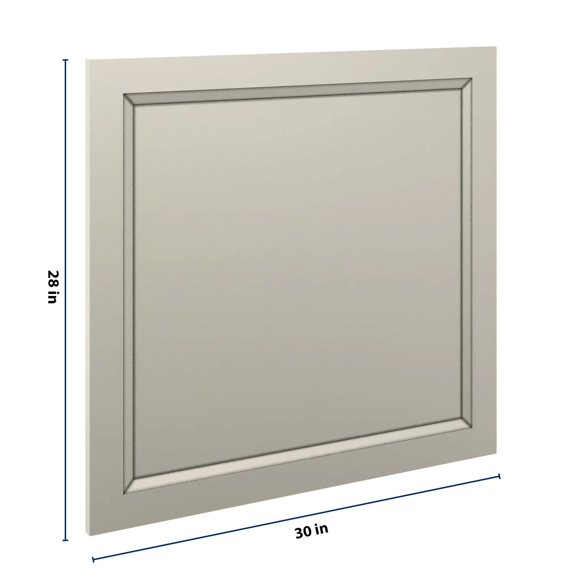 J&K Pebble B6 Vanity Drawer Front A 30" W x 28 1/2" H