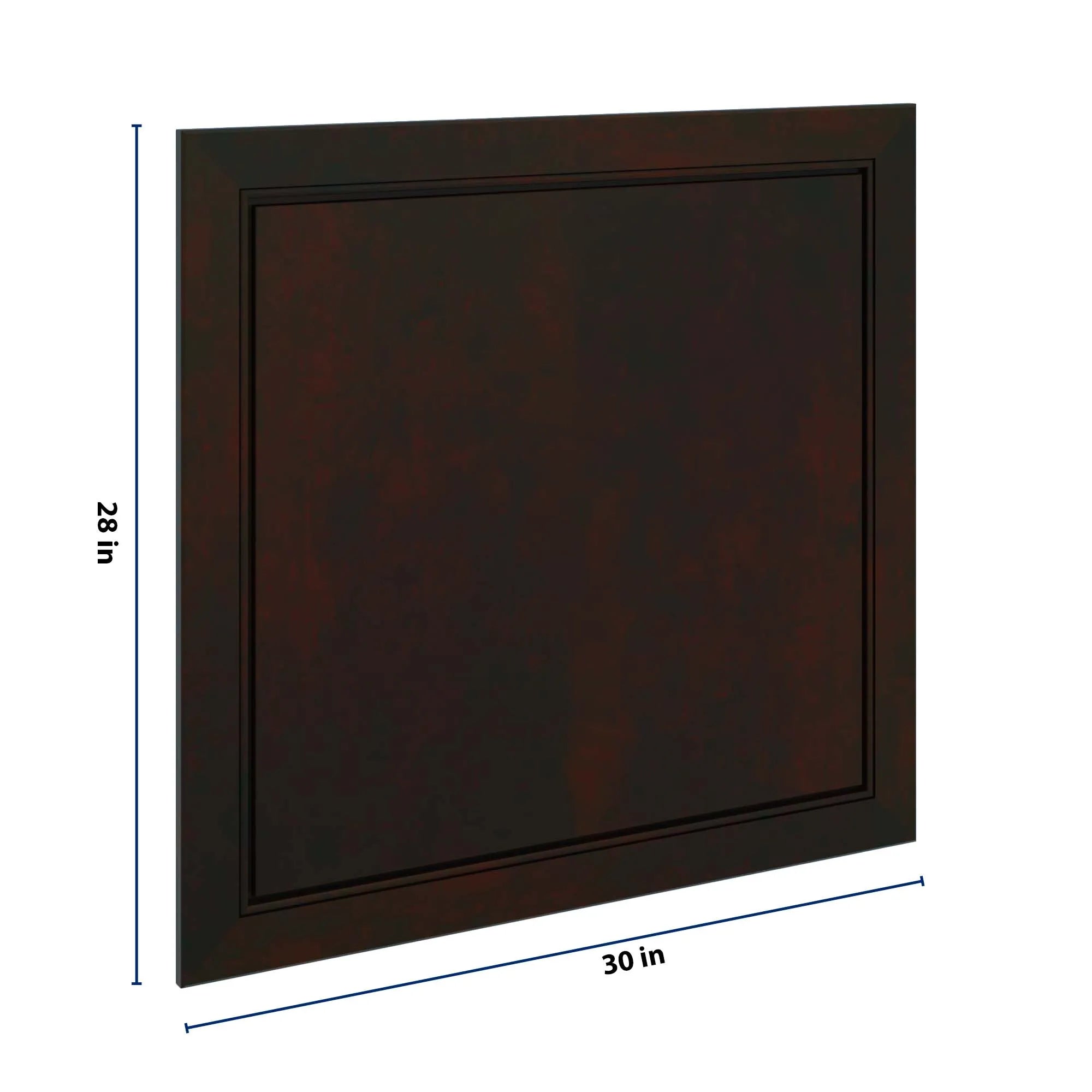 J&K Espresso K8 Vanity Drawer Front A 30" W x 28 1/2" H