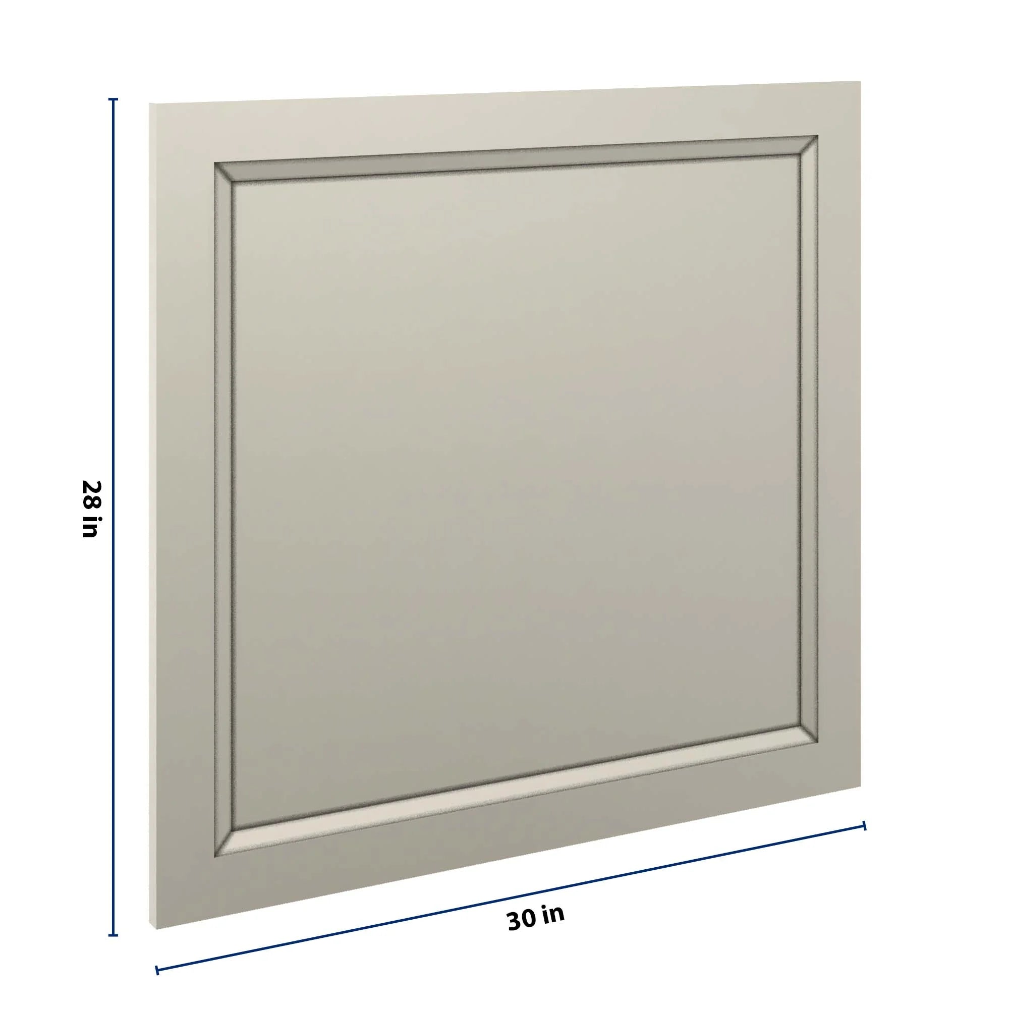 J&K Pebble B6 Vanity Drawer Front B 30" W x 28 1/2" H