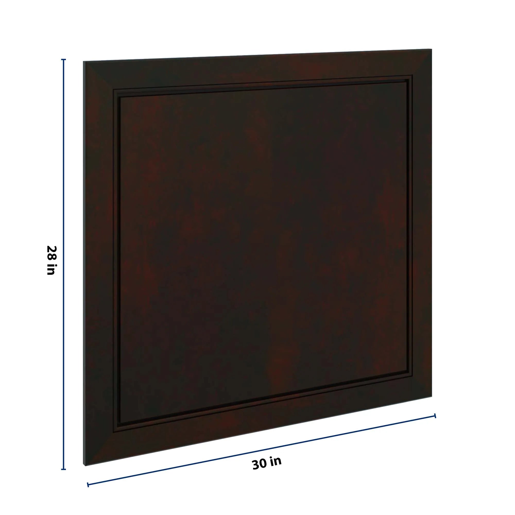 J&K Espresso K8 Vanity Drawer Front B 30" W x 28 1/2" H