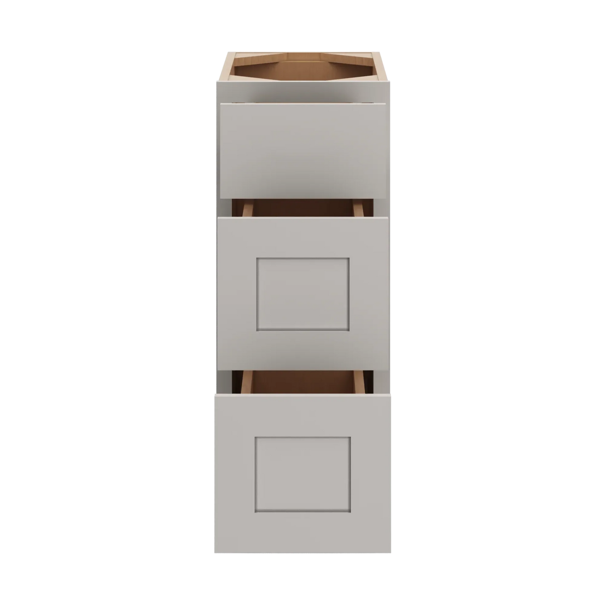 cnc luxor misty grey 12 w vanity drawer base cabinet handicap accessible