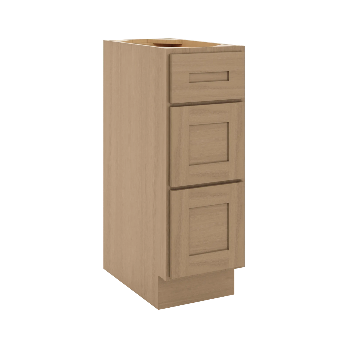 CNC Luxor 5-Piece Harvest 12" W Vanity Drawer Base Cabinet