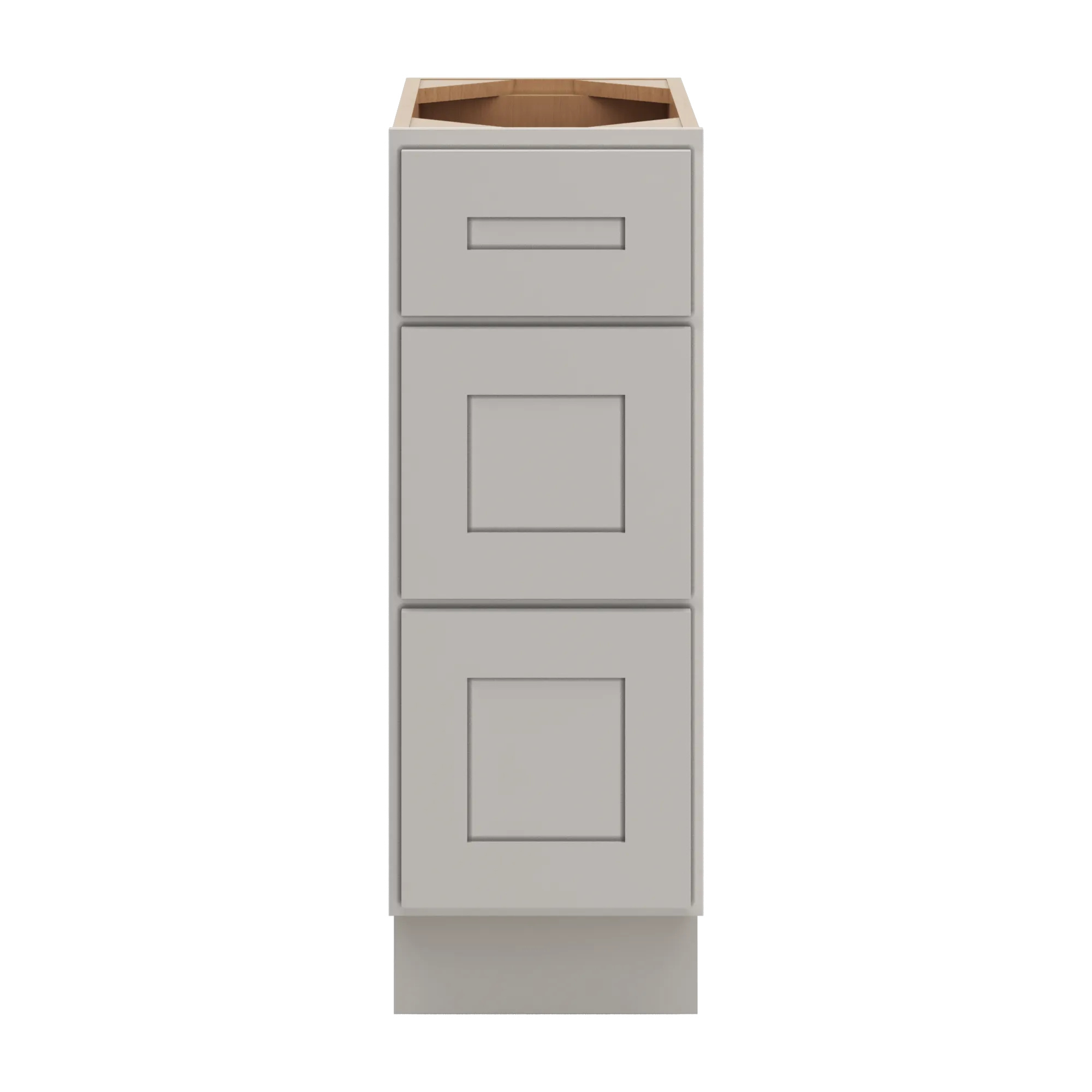 cnc luxor 5 piece misty grey 12 w vanity drawer base cabinet