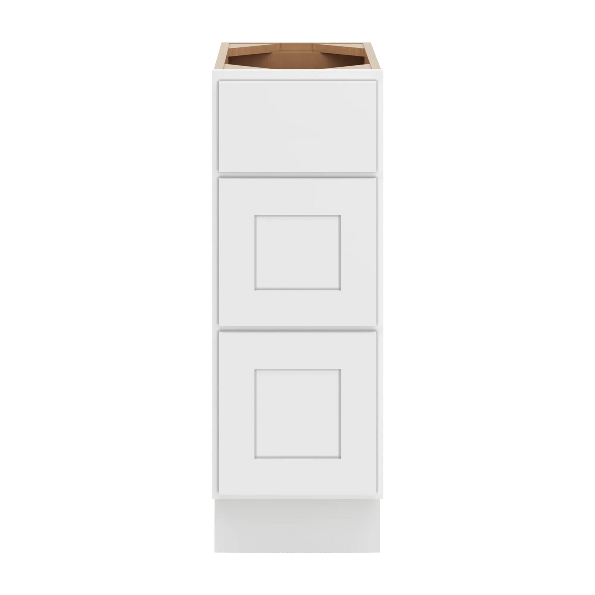 cnc luxor white 12 w vanity drawer base cabinet