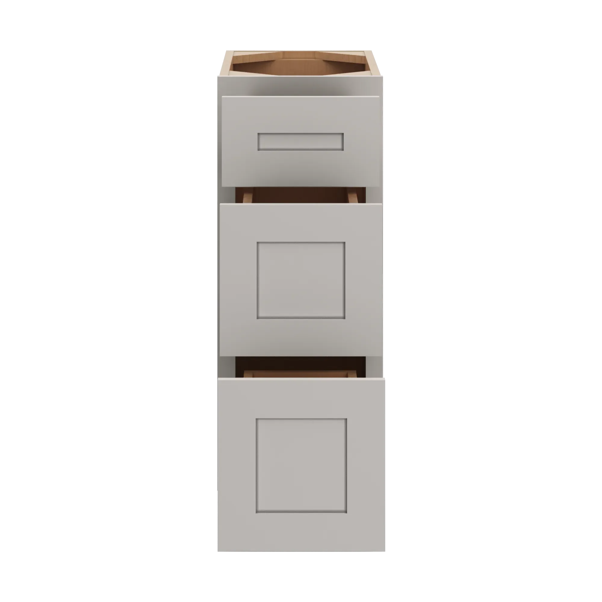 cnc luxor 5 piece misty grey 12 w vanity drawer base cabinet