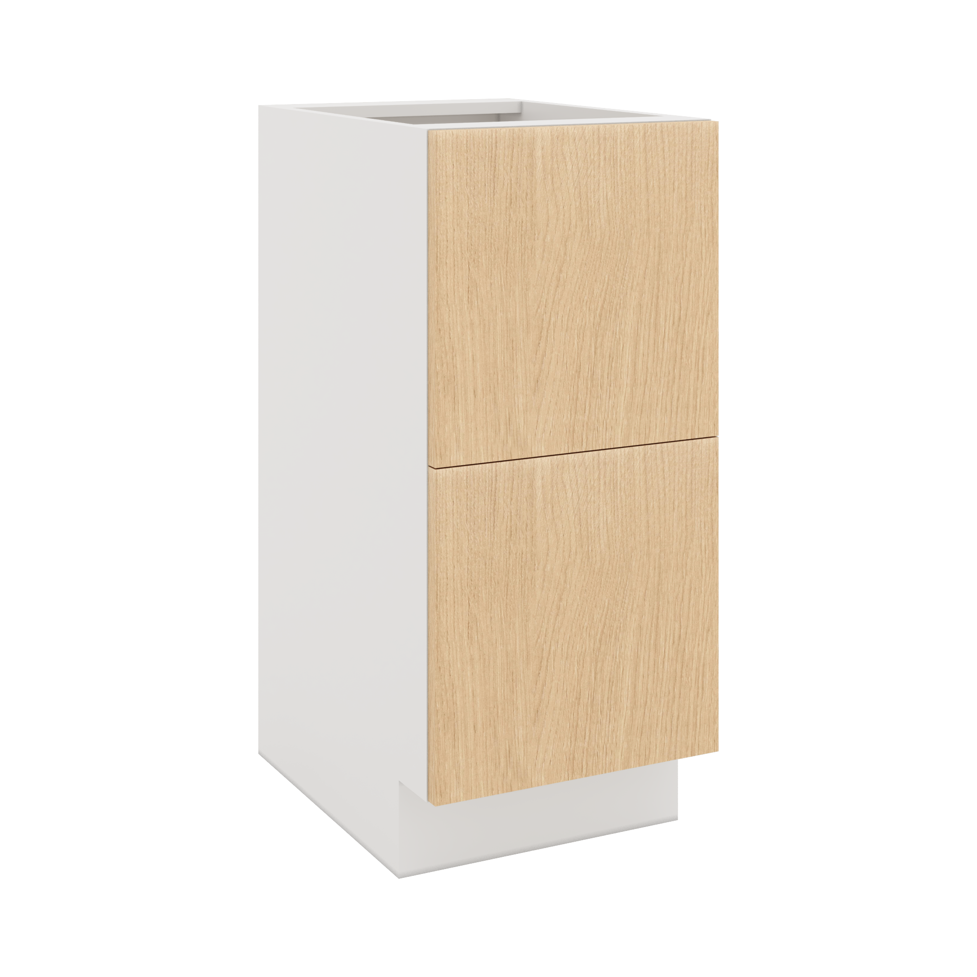 Modernform Cabinet Natural Oak 15" W X 34 1/2" H X 21" D Vanity Base with 2 Drawers