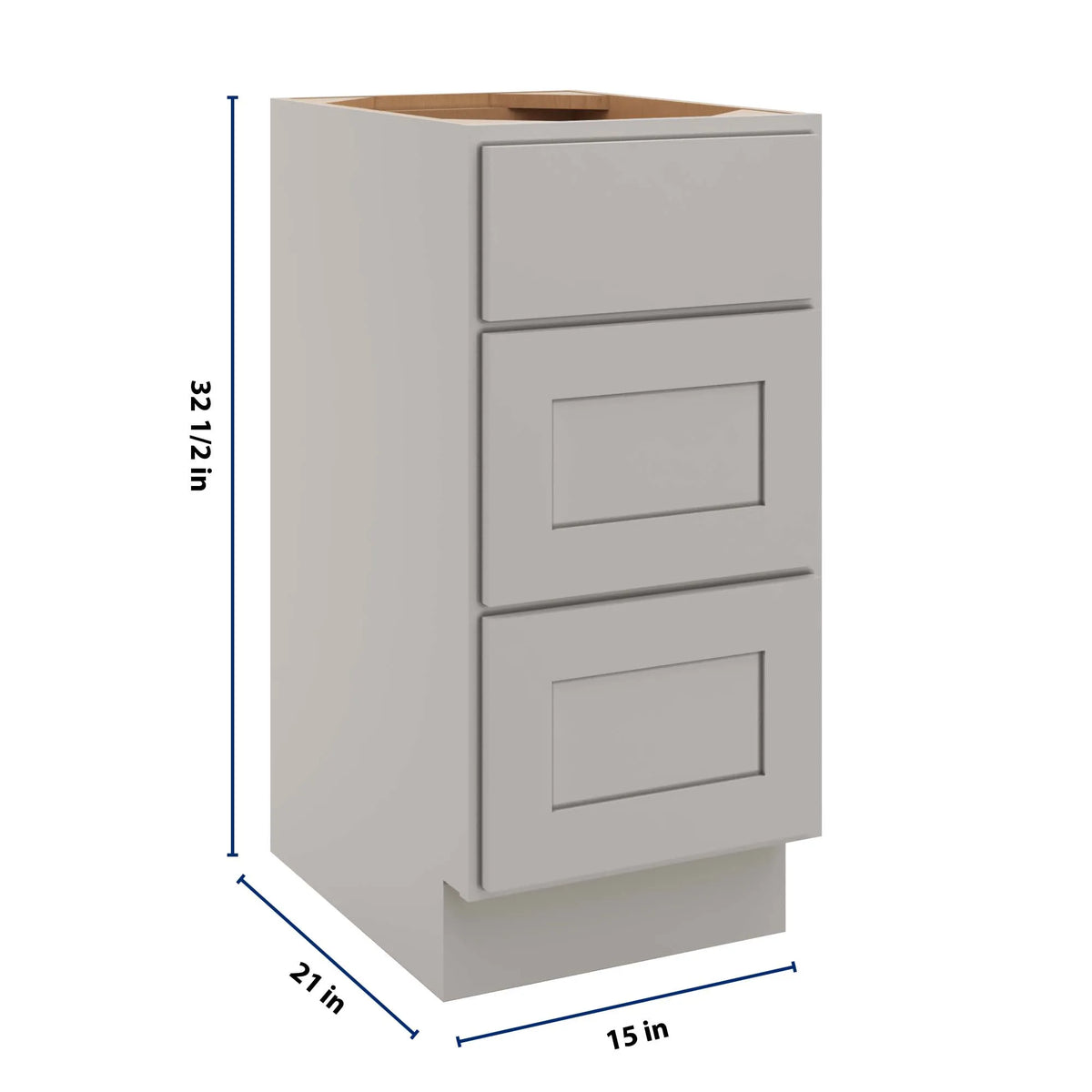 cnc-luxor-misty-grey-15-w-vanity-drawer-base-cabinet-handicap-accessible