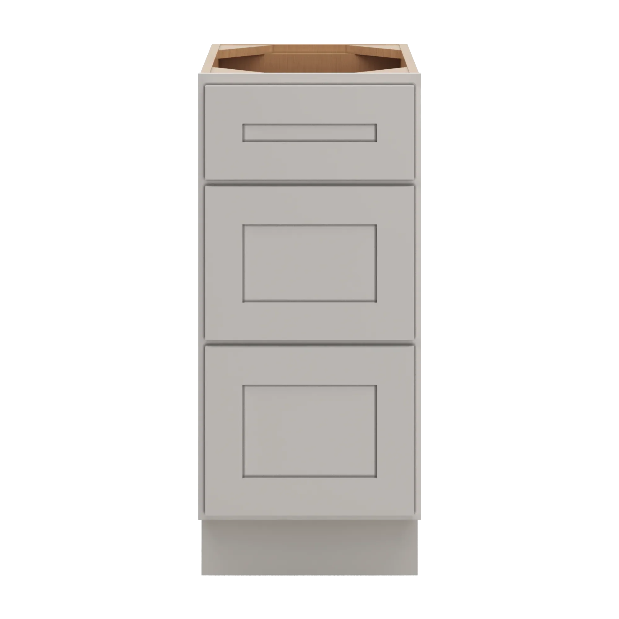 cnc luxor 5 piece misty grey 15 w vanity drawer base cabinet