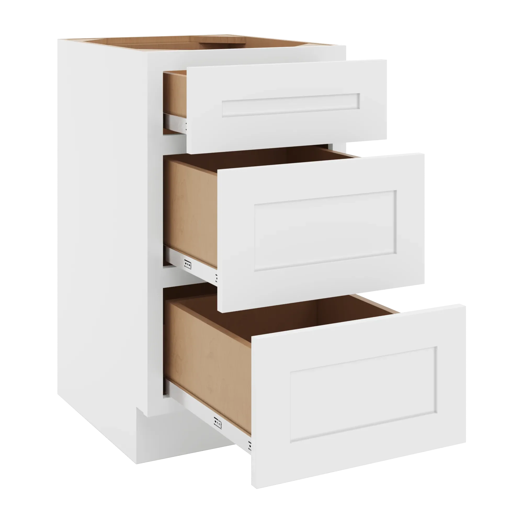 cnc luxor 5 piece white 18 w vanity drawer base cabinet handicap accessible
