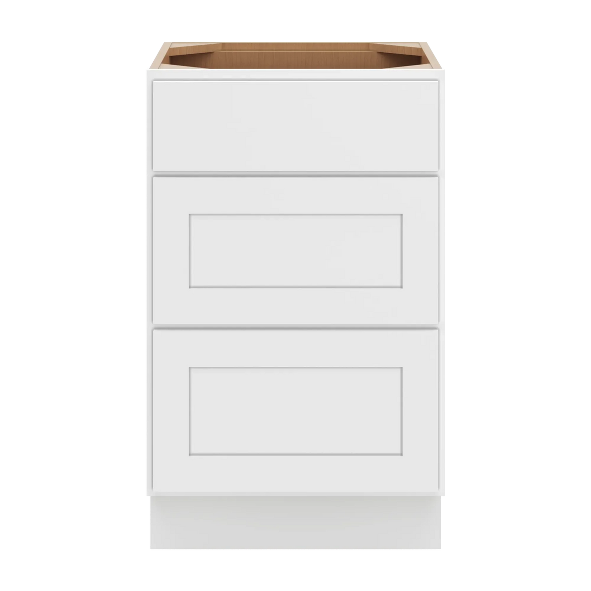 cnc luxor white 21 w vanity drawer base cabinet