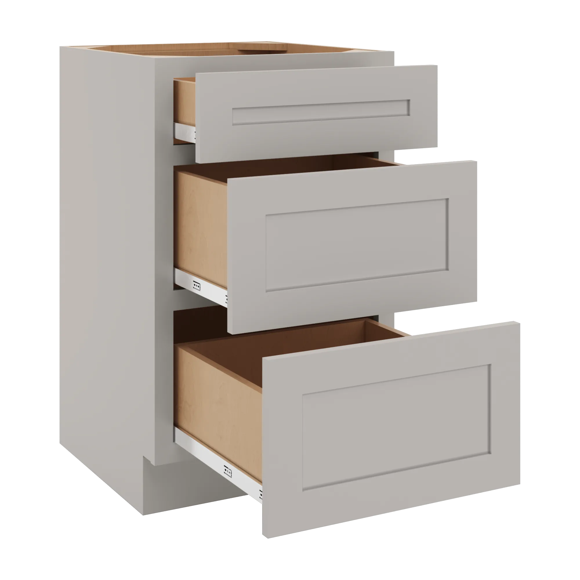 cnc luxor 5 piece misty grey 21 w vanity drawer base cabinet
