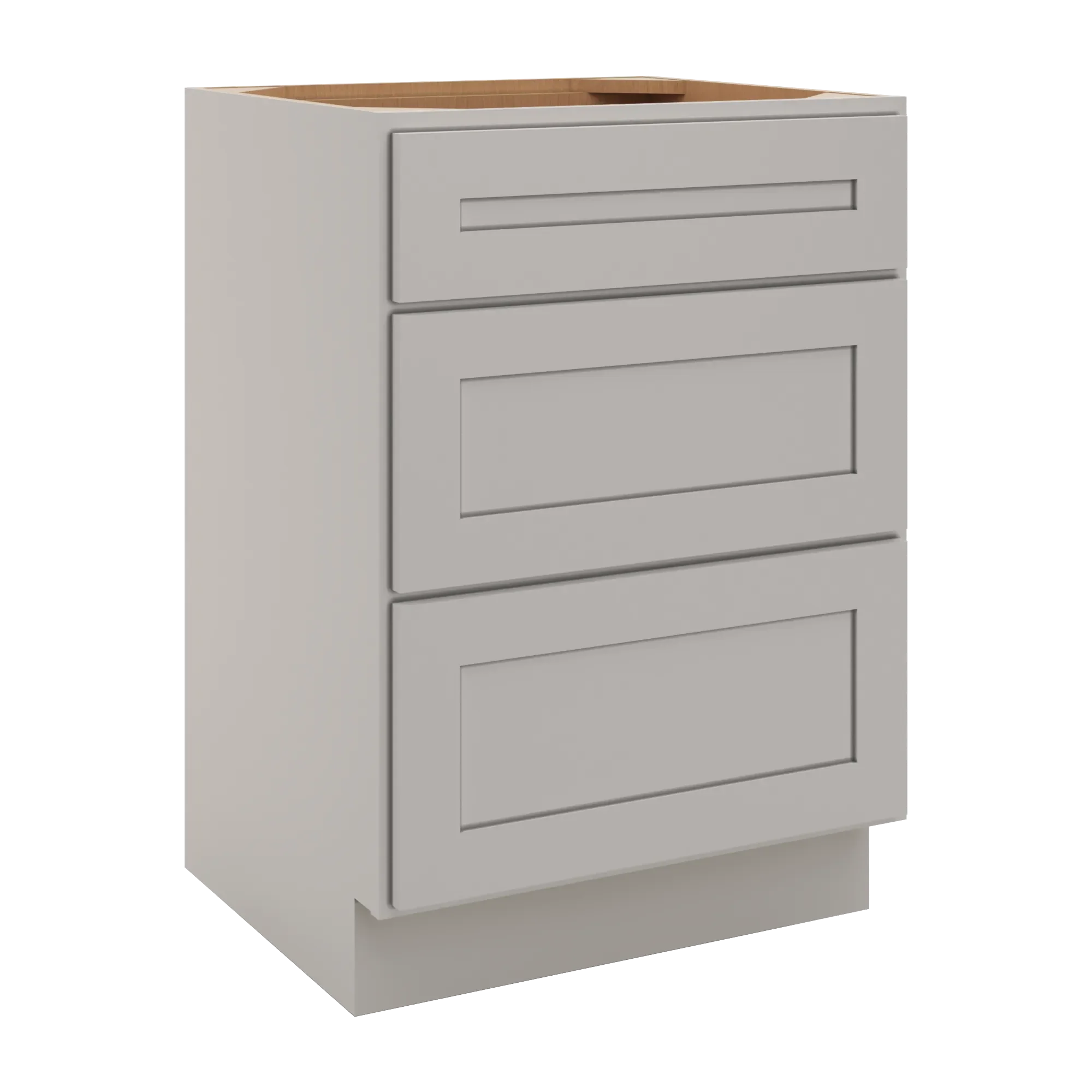 cnc luxor 5 piece misty grey 24 w vanity drawer base cabinet