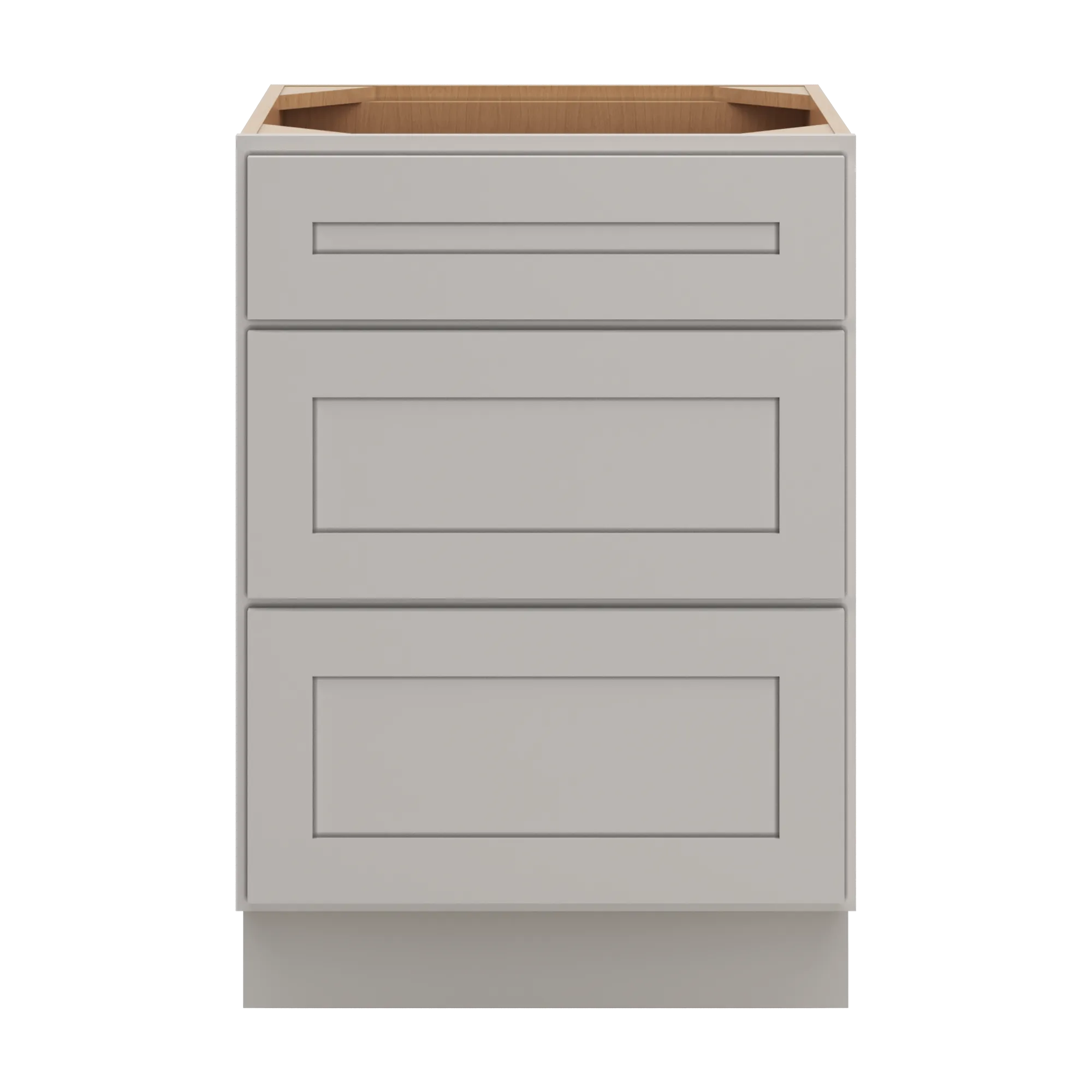 cnc luxor 5 piece misty grey 24 w vanity drawer base cabinet