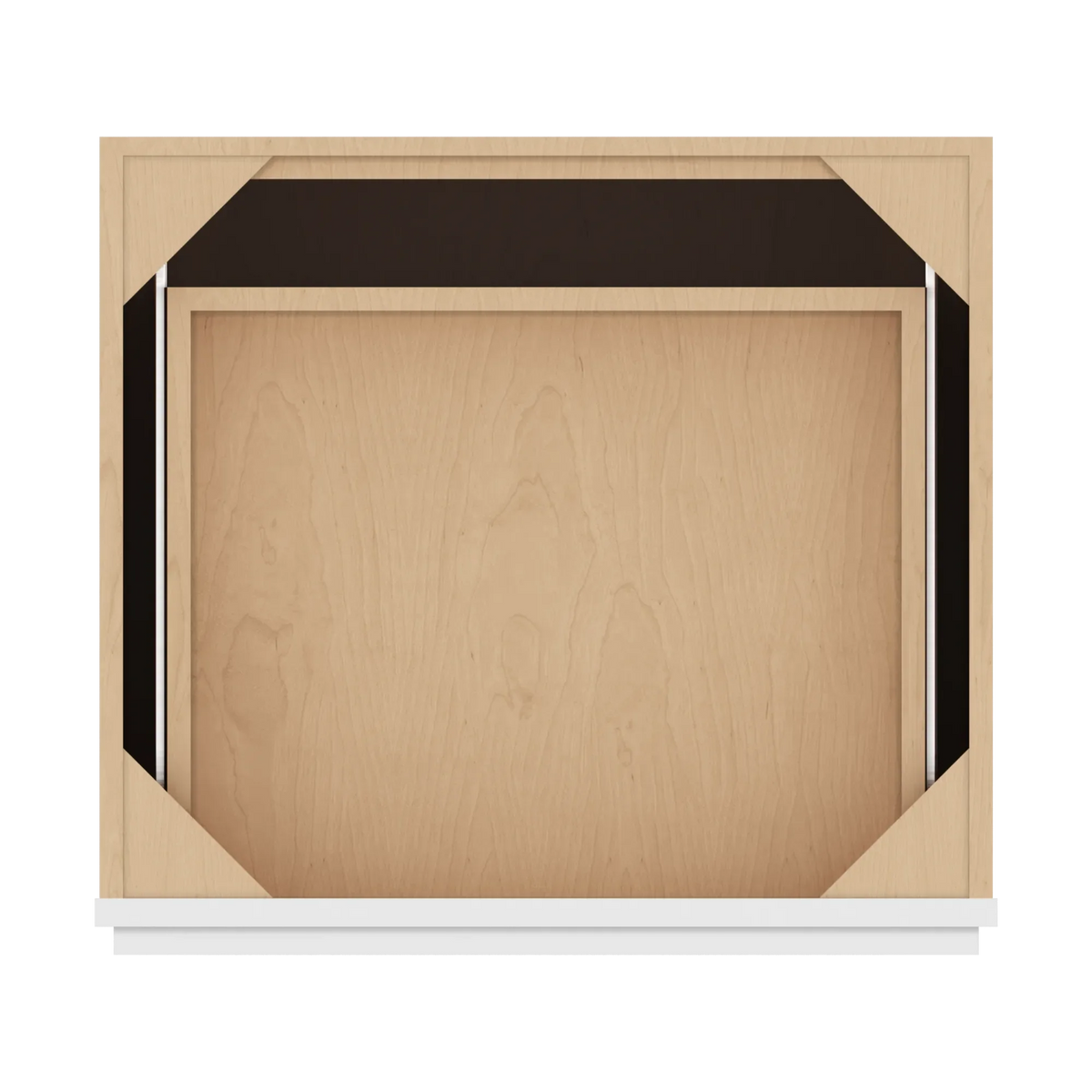 cnc luxor white 24 w vanity drawer base cabinet