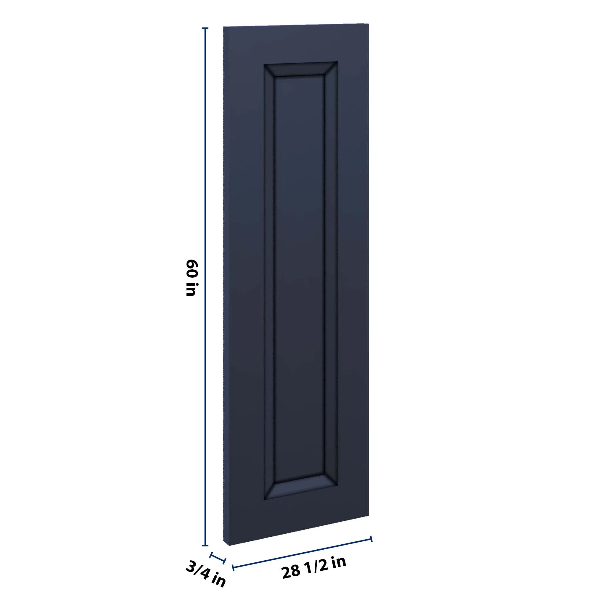 J&K Naval B7 Vanity Drawer Front 09" W x 28 1/2" H
