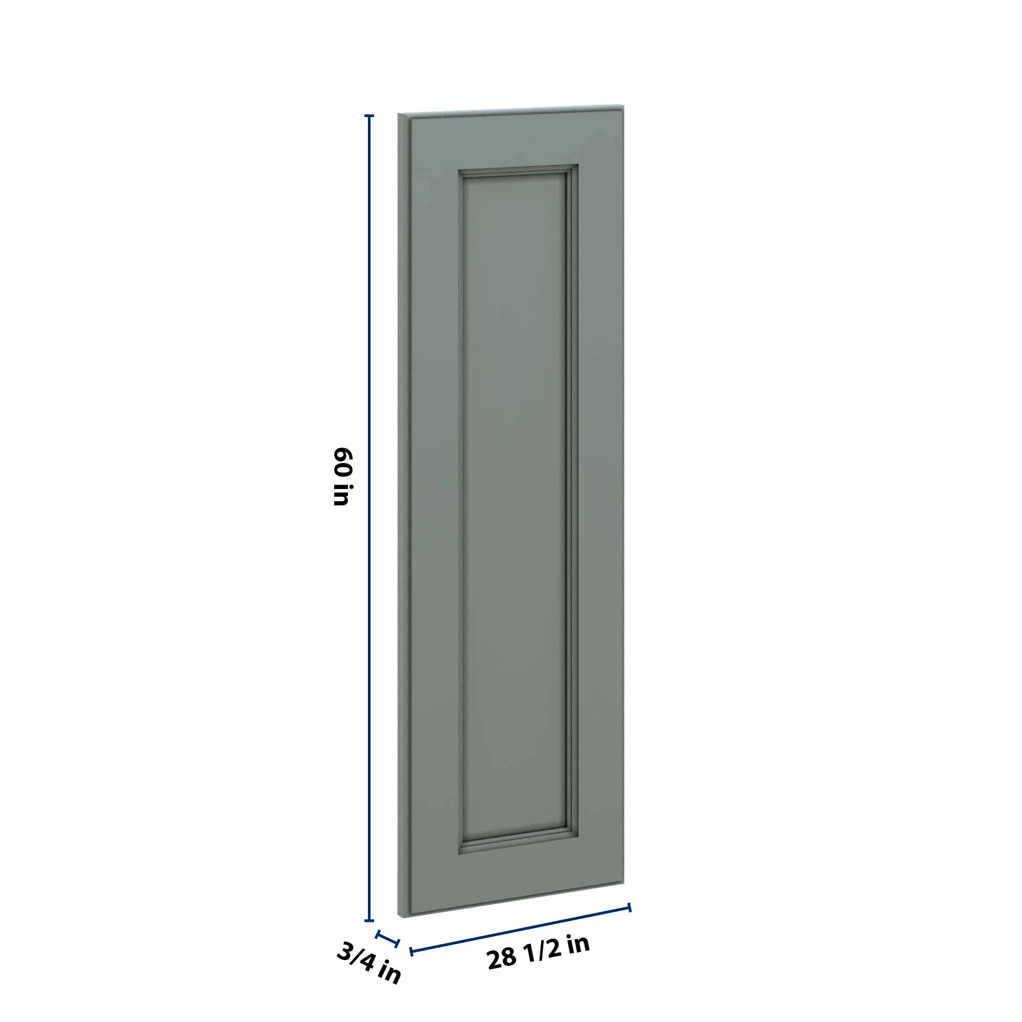 J&K Sage E3 Vanity Drawer Front 09" W x 28 1/2" H