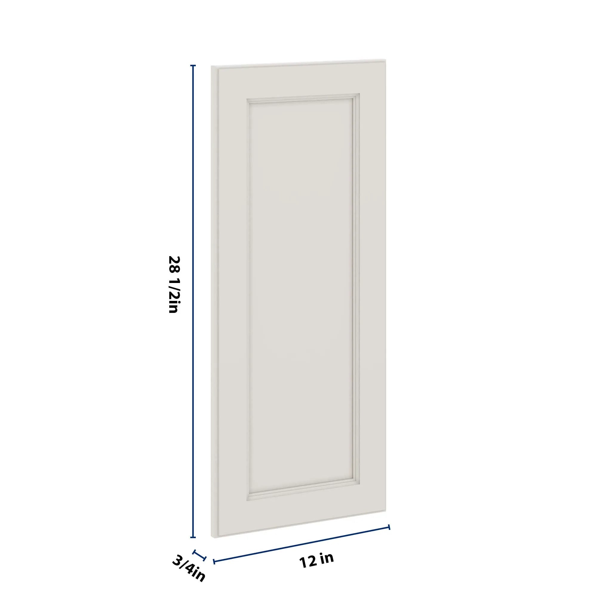 J&K Dove E1 Vanity Drawer Front 12" W x 28 1/2" H