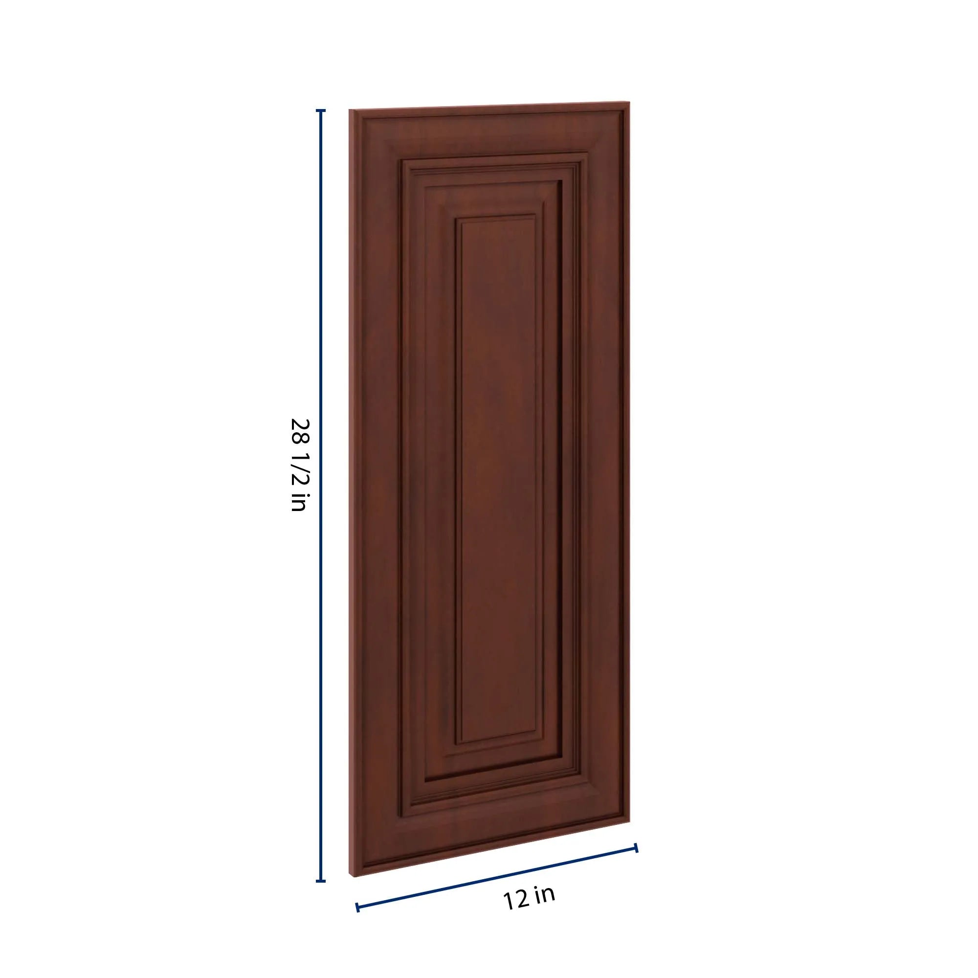 J&K Mahogany J5 Vanity Drawer Front 12" W x 28 1/2" H