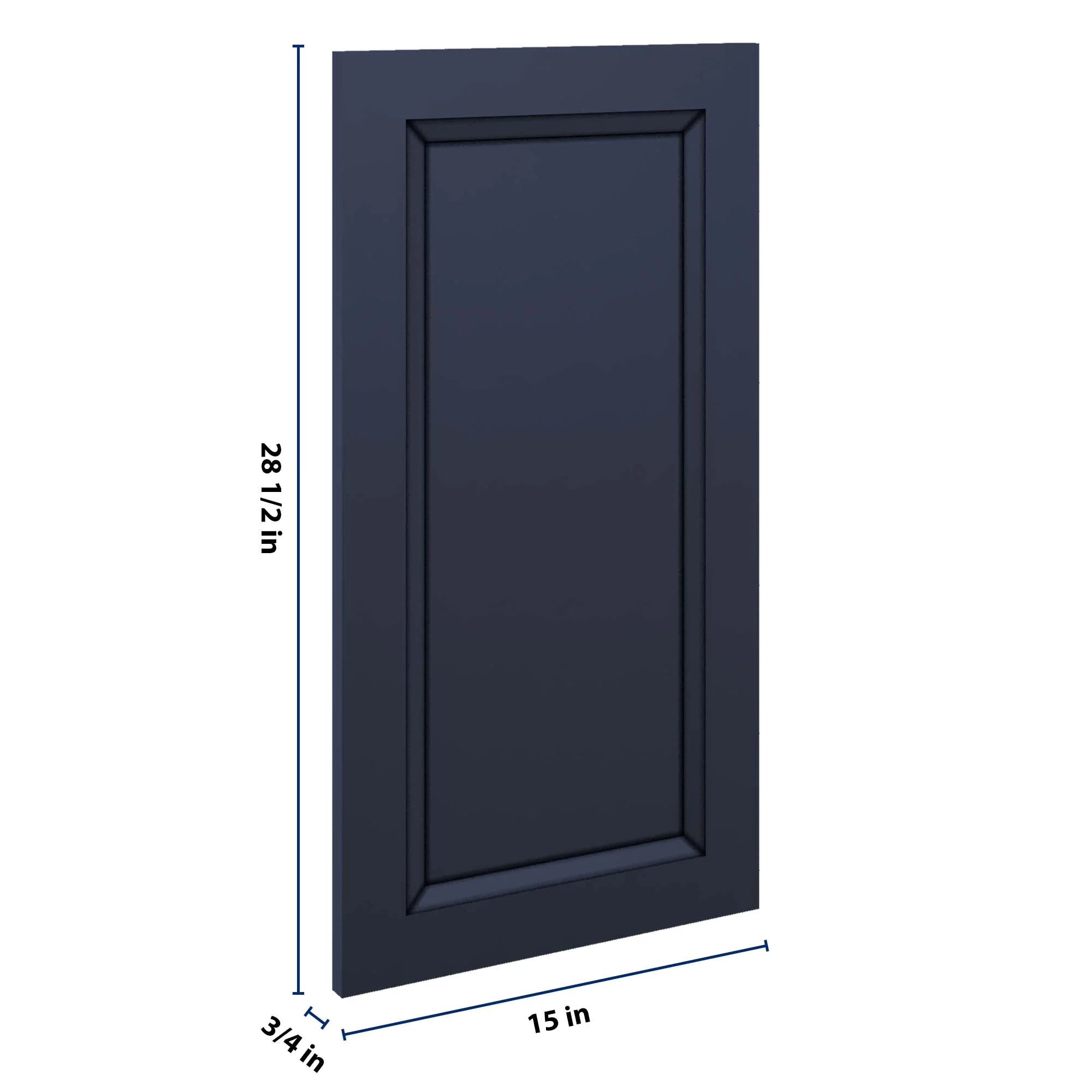 J&K Naval B7 Vanity Drawer Front 15" W x 28 1/2" H