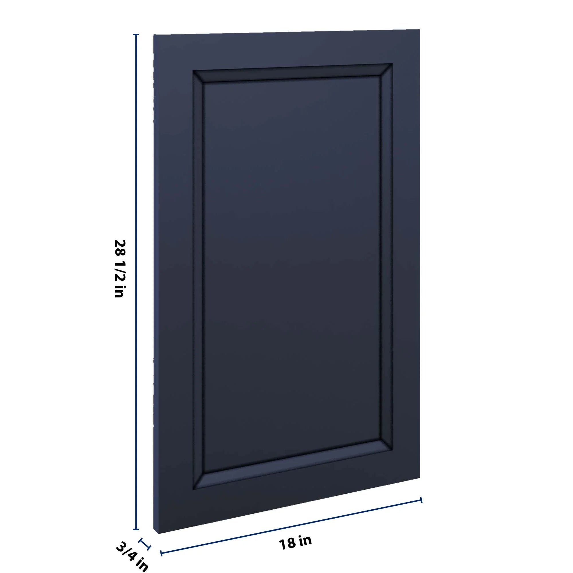 J&K Naval B7 Vanity Drawer Front 18" W x 28 1/2" H