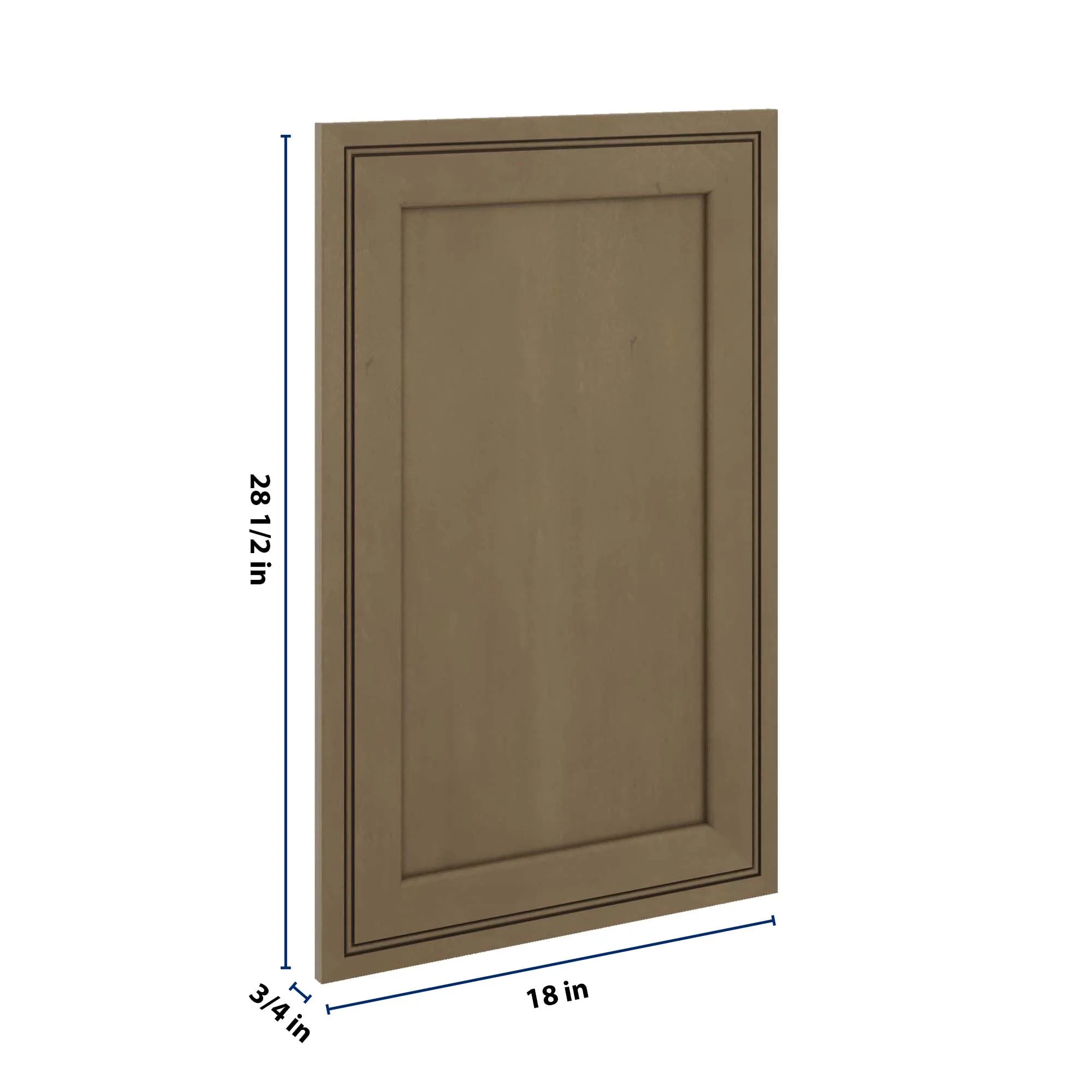 J&K Hazel H8 Vanity Drawer Front 18" W x 28 1/2" H