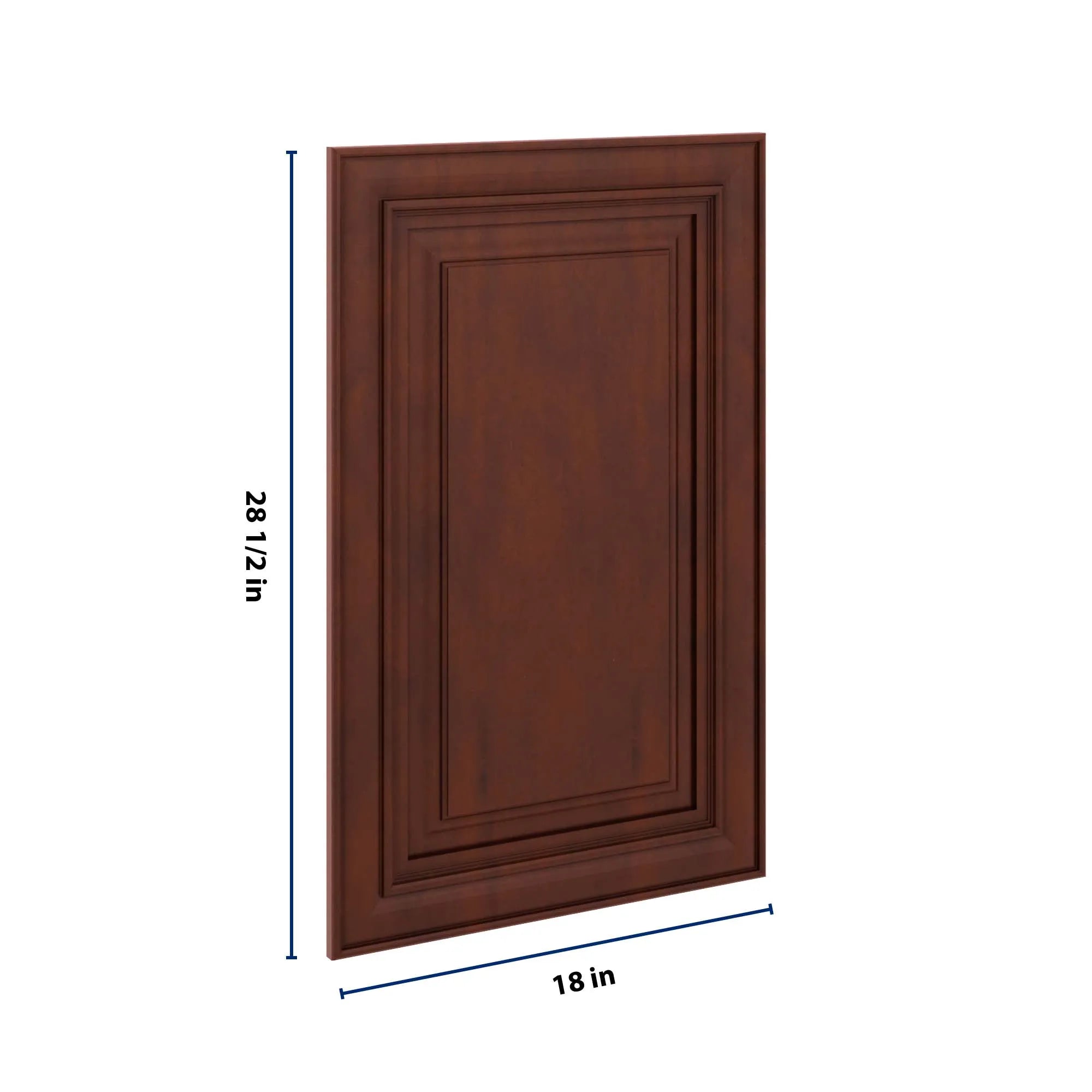 J&K Mahogany J5 Vanity Drawer Front 18" W x 28 1/2" H