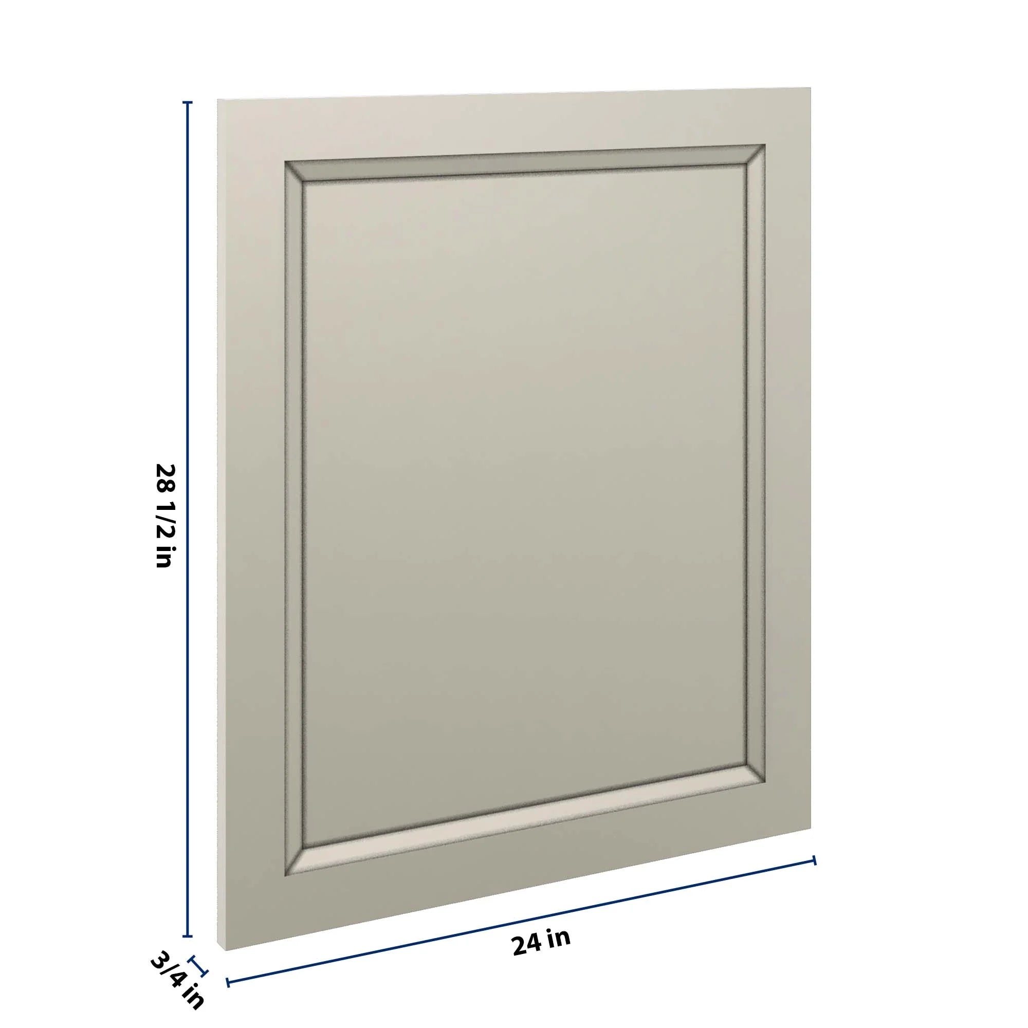 J&K Pebble B6 Vanity Drawer Front 24" W x 28 1/2" H