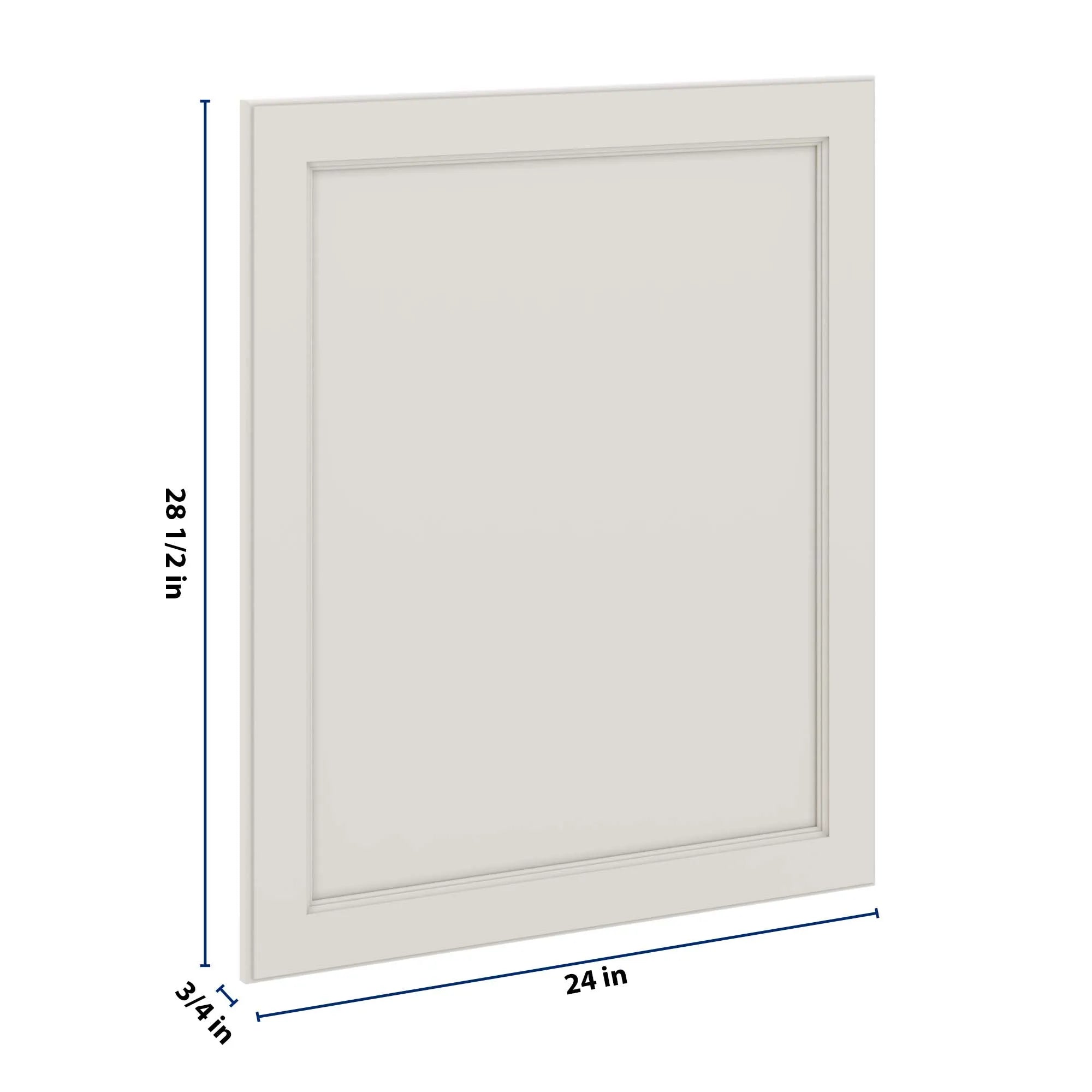 J&K Dove E1 Vanity Drawer Front 24" W x 28 1/2" H