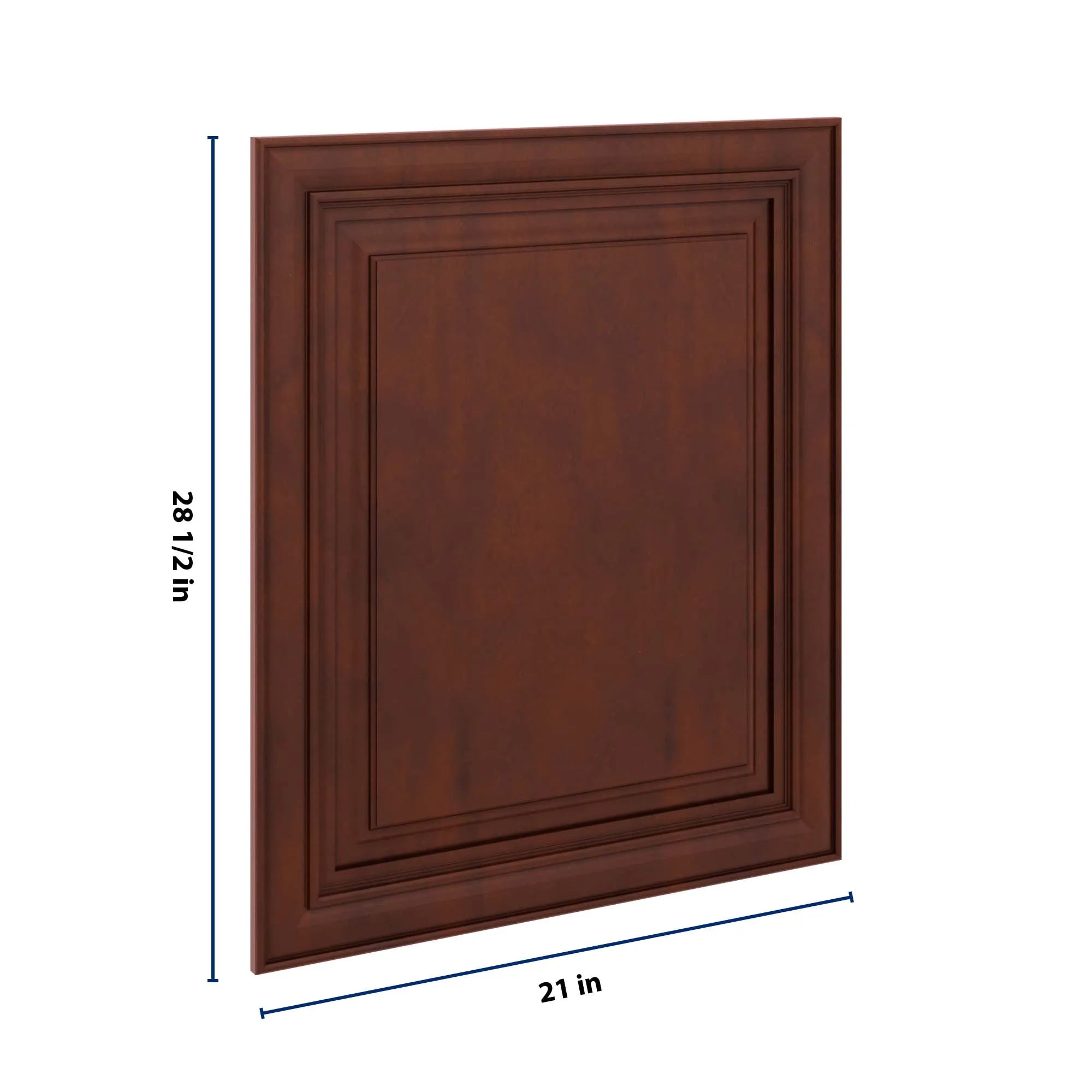 J&K Mahogany J5 Vanity Drawer Front 24" W x 28 1/2" H