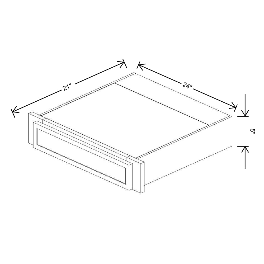 Cubitac Imperial Montclair Sapphire 5"W Desk Drawer 24'' {18" Drawer}