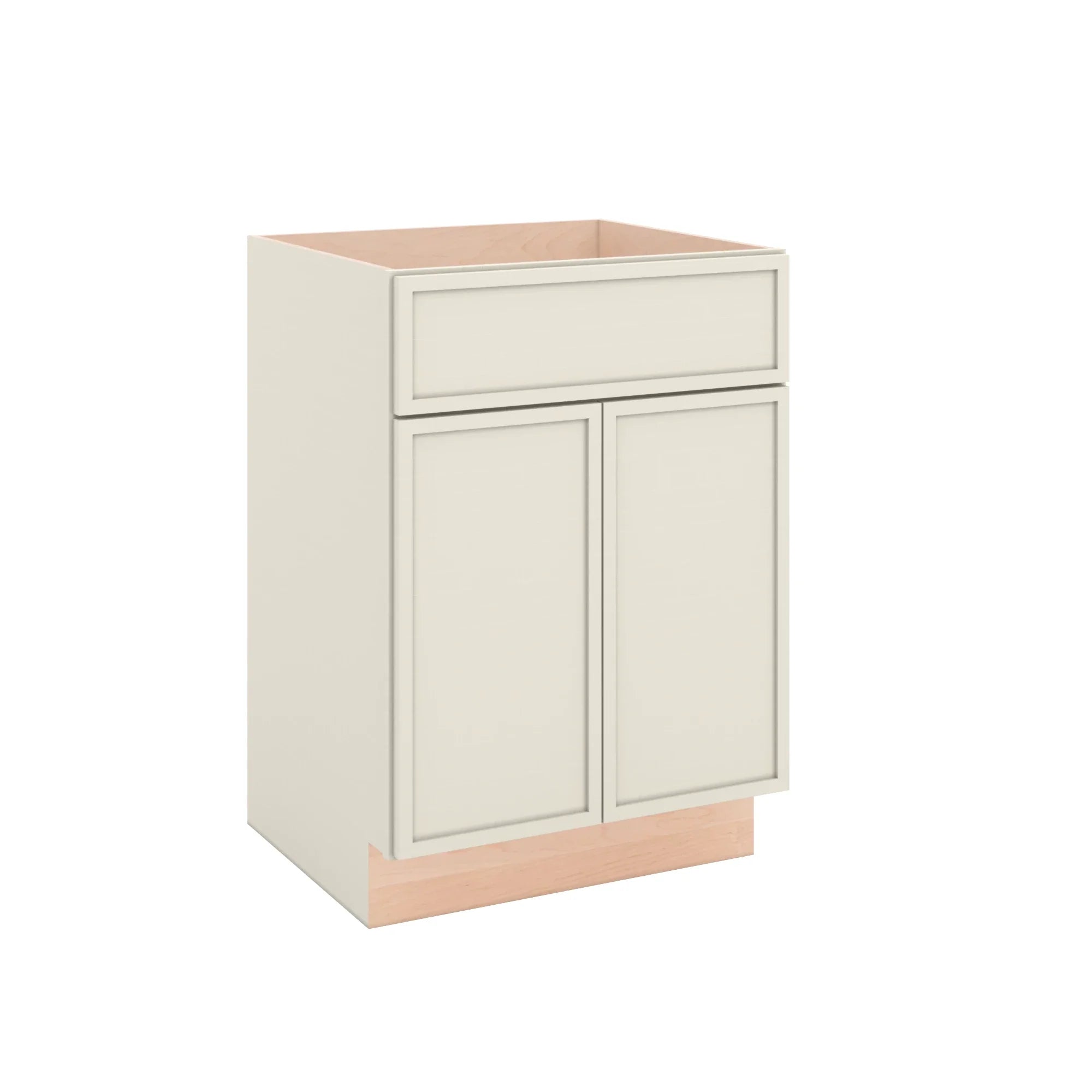 Modernform Cabinet Slim Dove White 24" W X 34 1/2" H X 21" D Sink Base 2 Doors/1 False Front