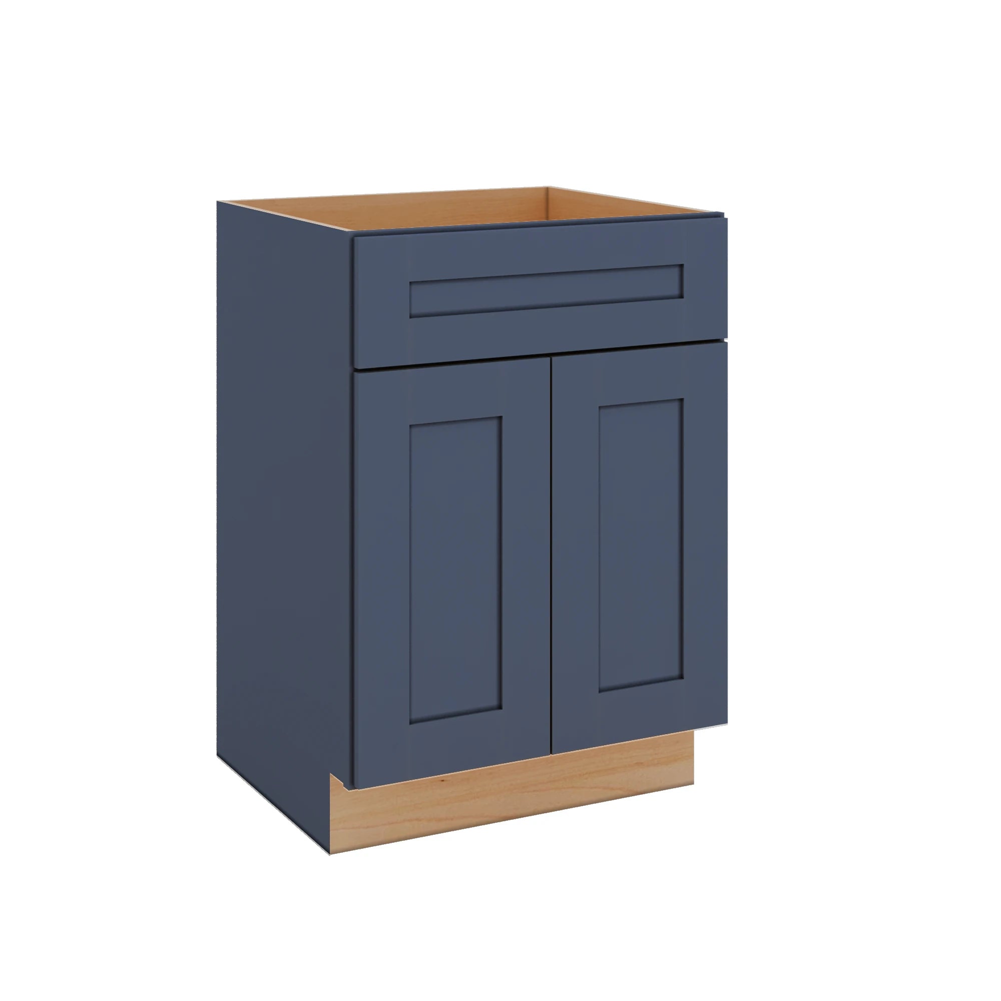 Modernform Cabinet Signature Blue 24" W X 34 1/2" H X 21" D Sink Base 2 Doors/1 False Front