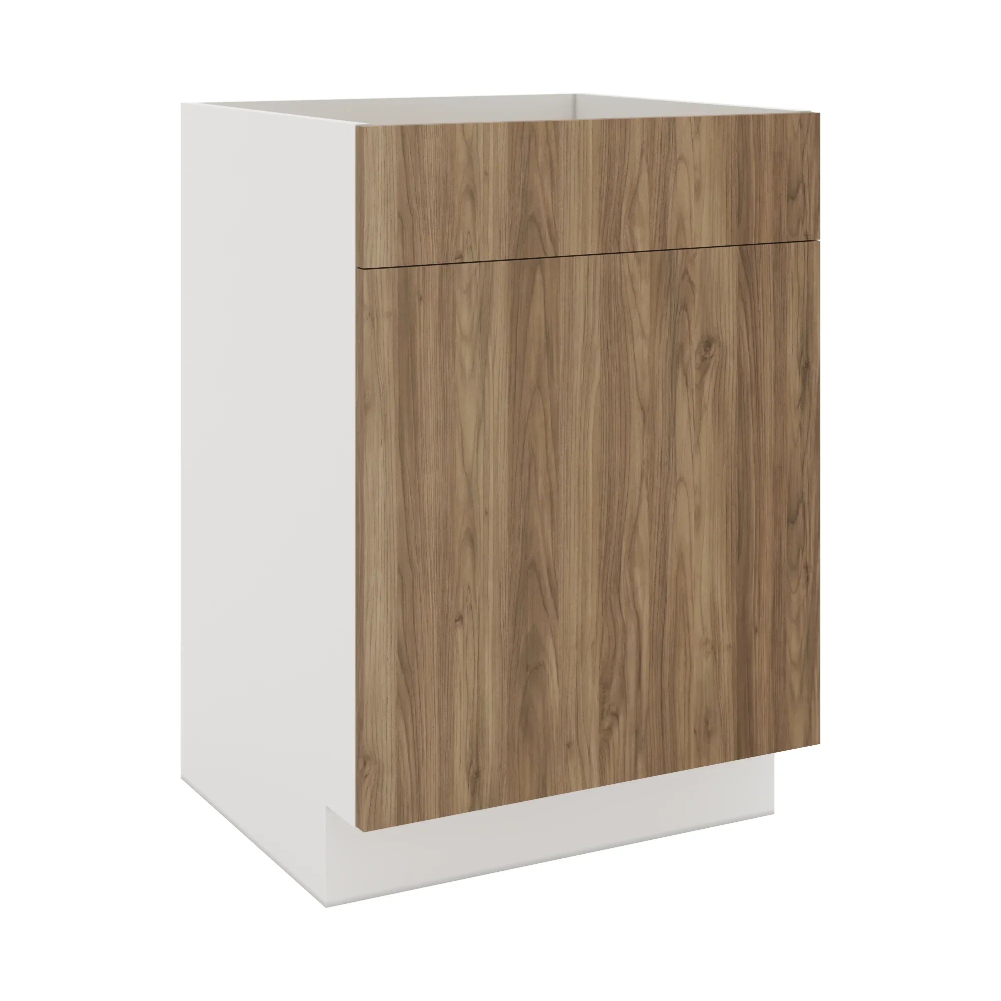 Modernform Cabinet Walnut 24" W X 34 1/2" H X 21" D Vanity Sink Base 1 Doors/1 False Front