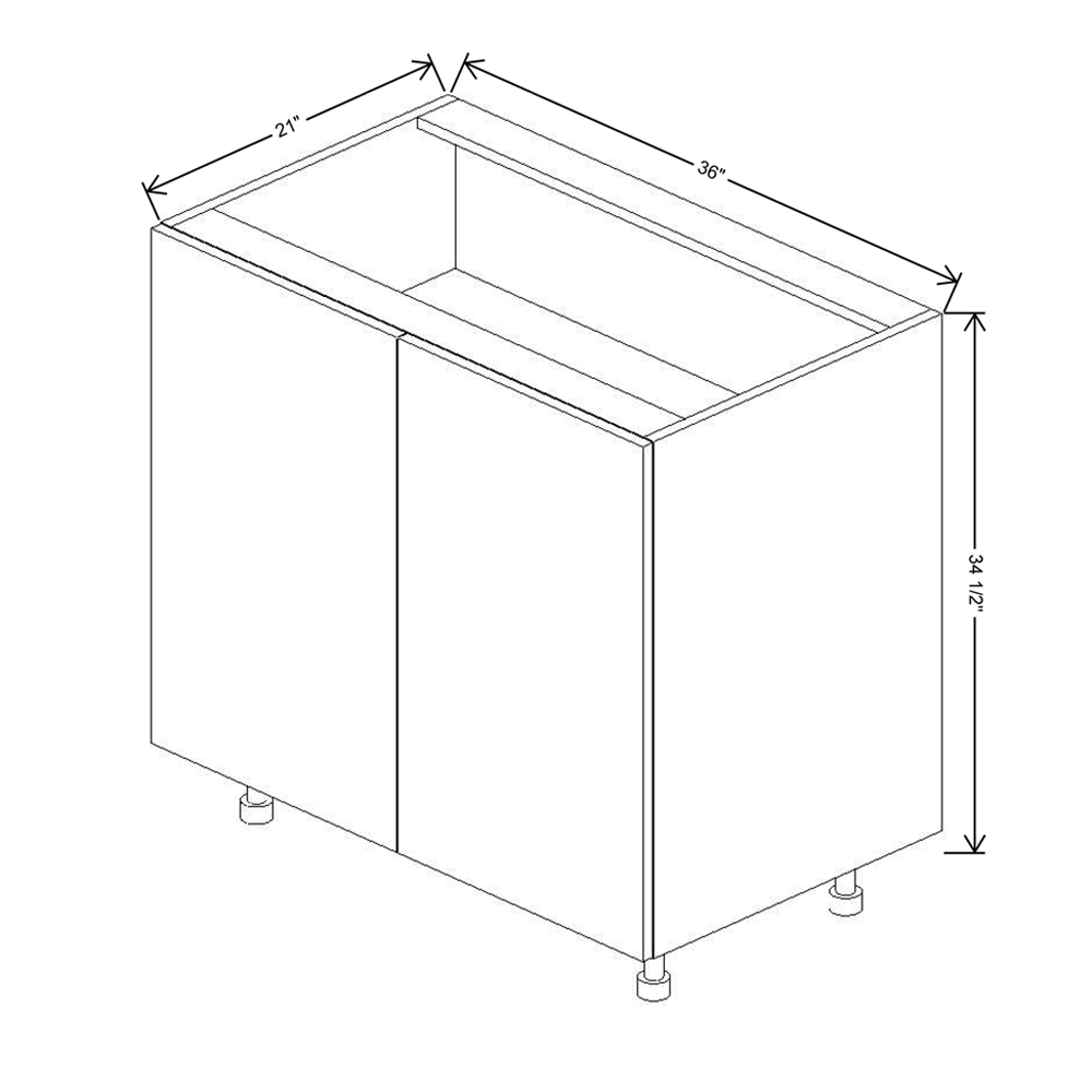 Fabuwood Illume Catalina Muratti 1 36" Width Double Door