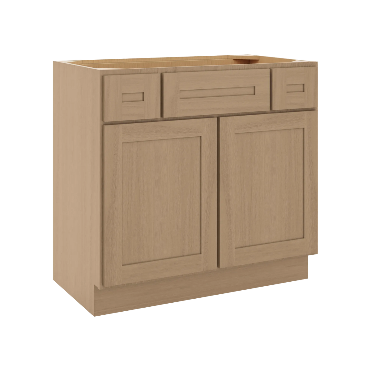 CNC Luxor 5-Piece Harvest 36" W 2 Drawer Vanity Sink Base Cabinet