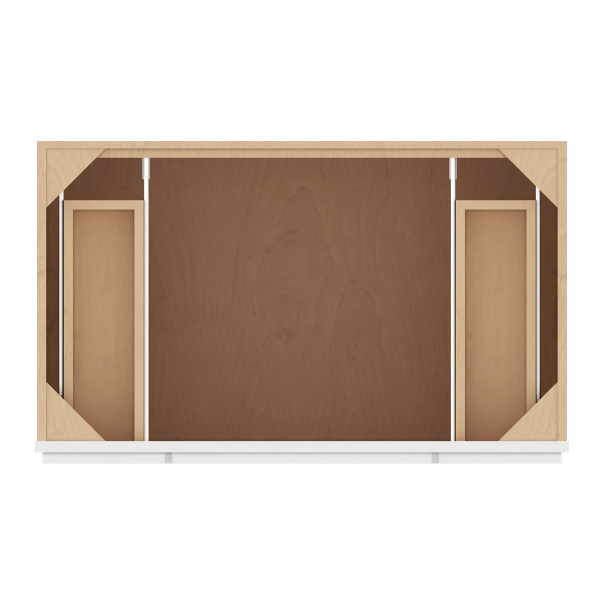 cnc luxor white 36 w 2 drawer vanity sink base cabinet