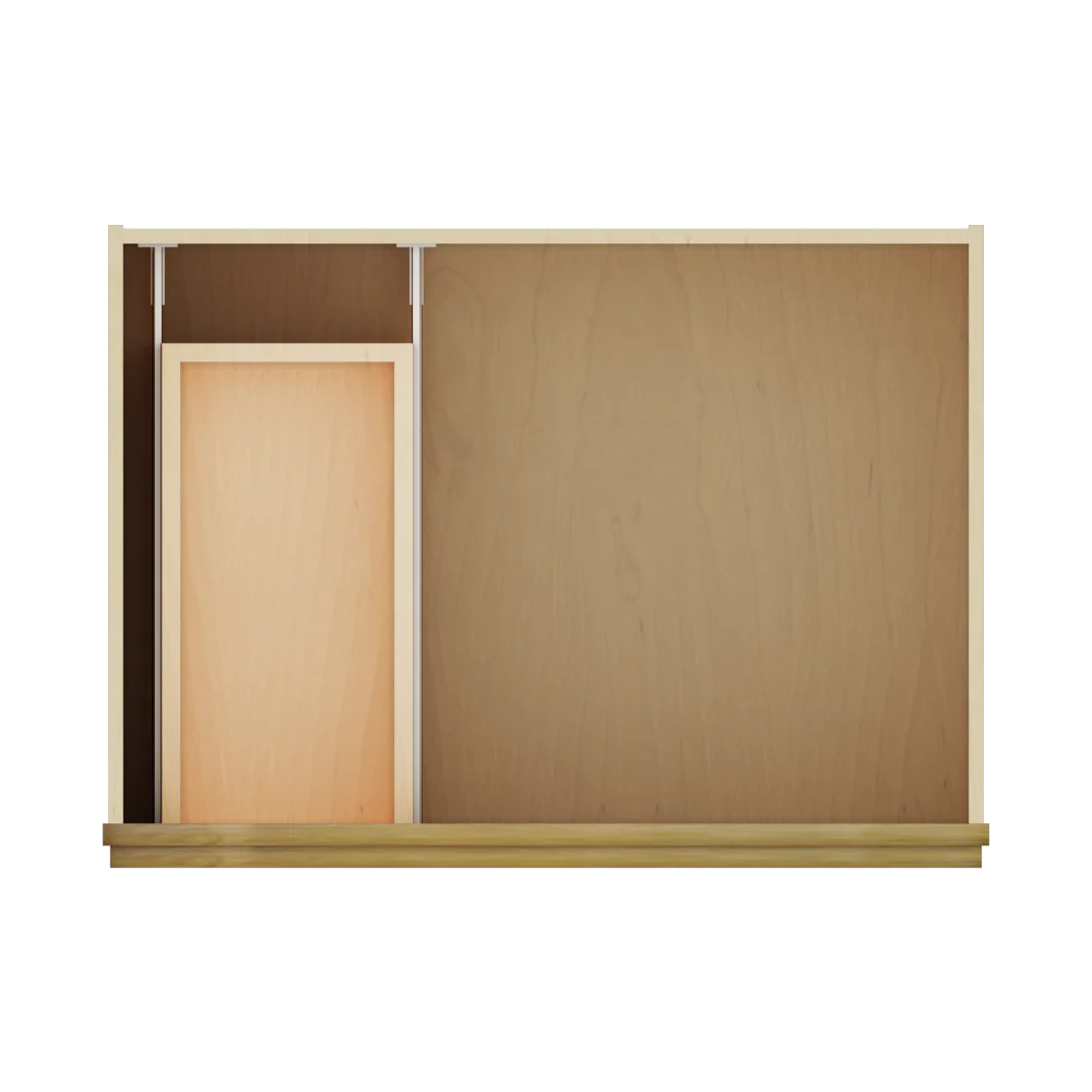 Modernform Cabinet Natural Shaker 30" W X 34 1/2" H X 21" D Combo Cabinet w/2 Drawers