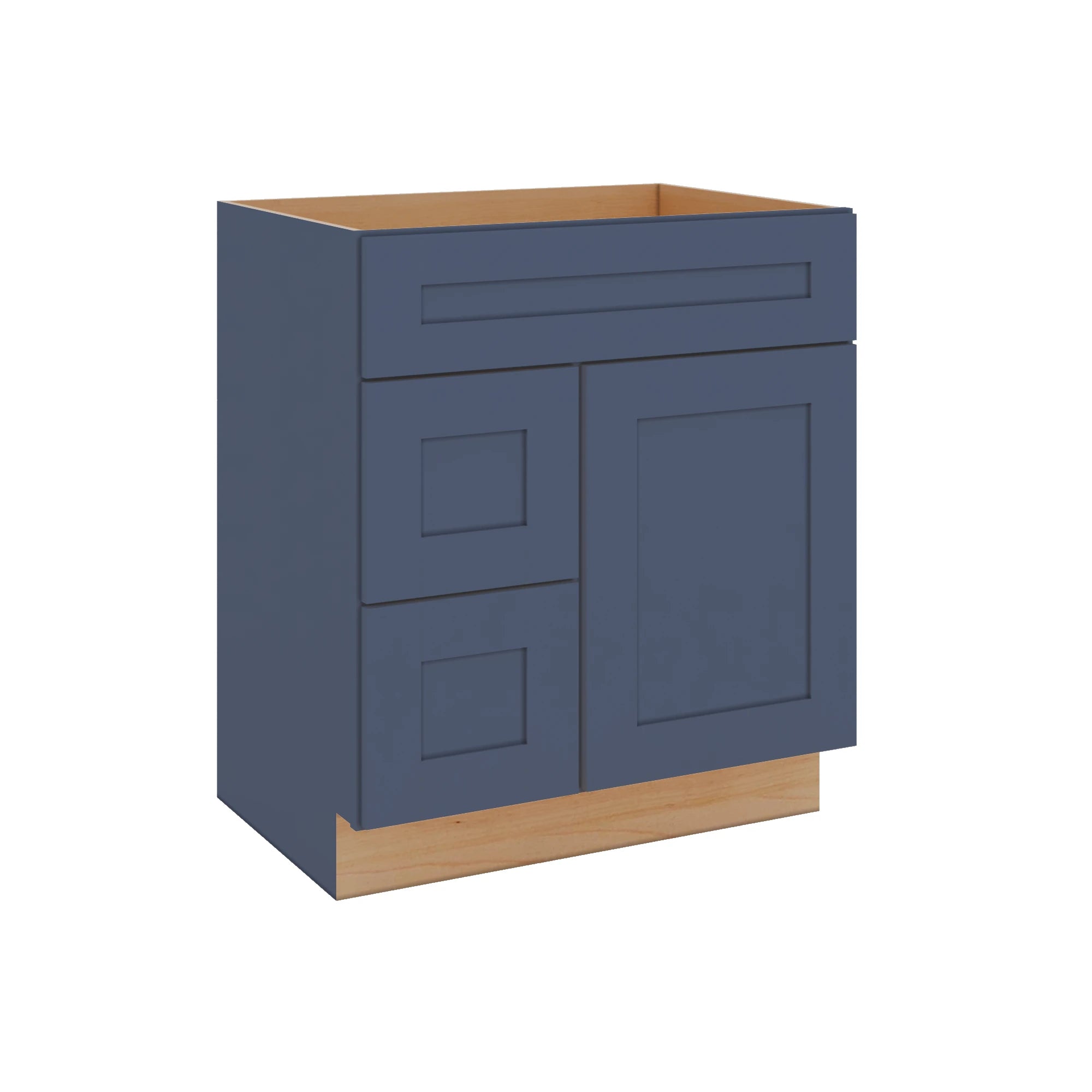 Modernform Cabinet Signature Blue 30" W X 34 1/2" H X 21" D Combo Cabinet w/2 Drawers