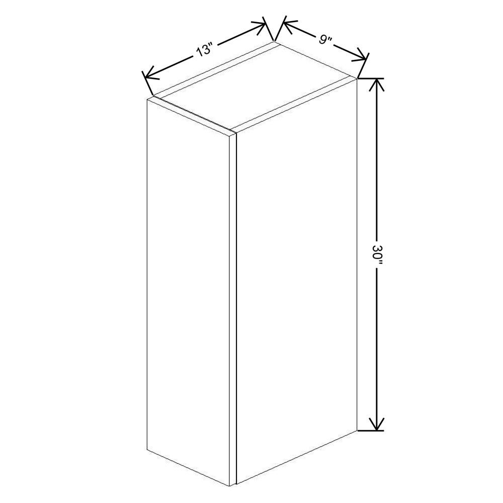 Fabuwood Illume Catalina Nocce 3 30" High Wall