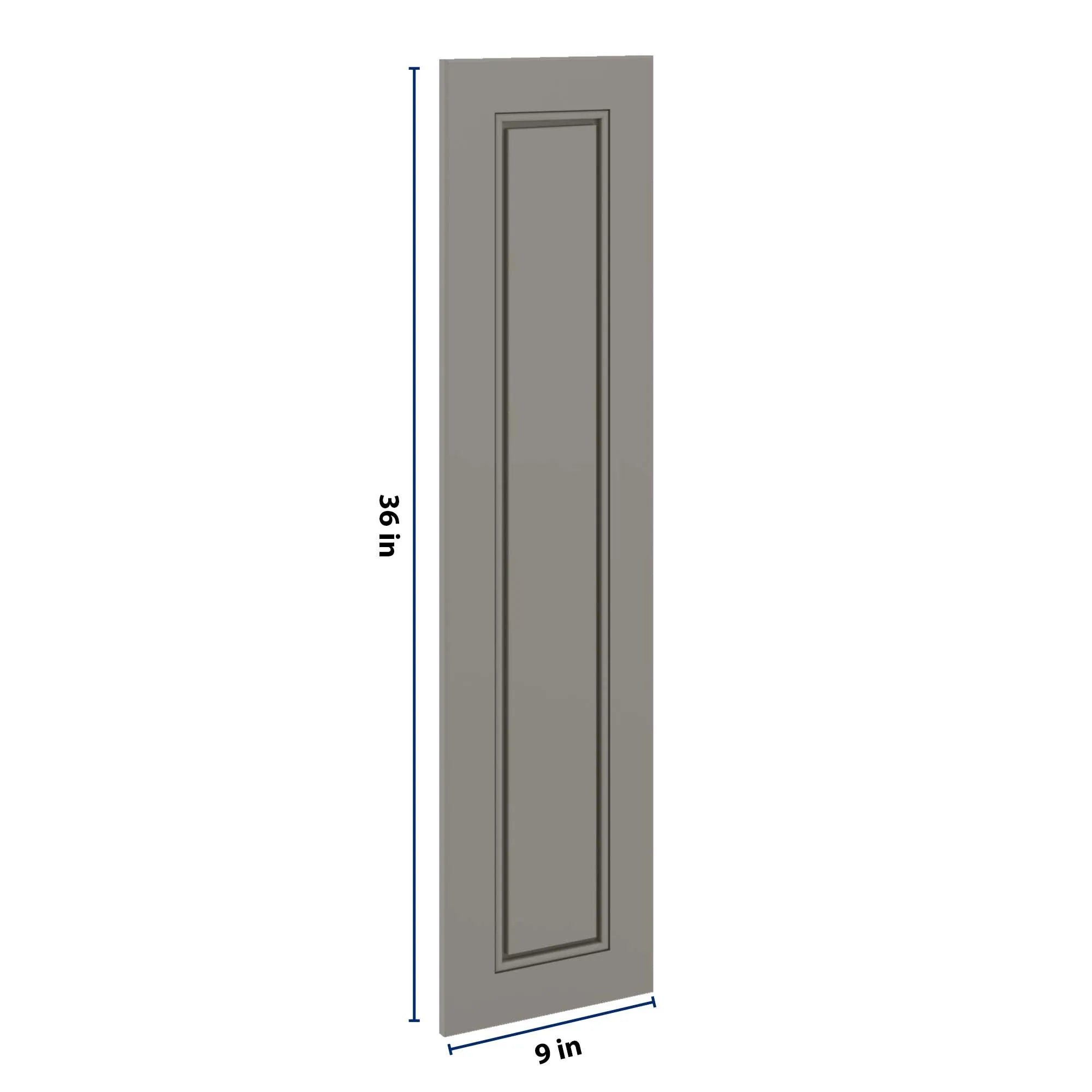 J&K Greige K3 Dummy Door Panel 09" W x 36" H